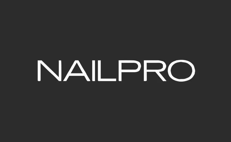 NAILPRO logo displayed in Eklexic feature in NailPro Magazine article