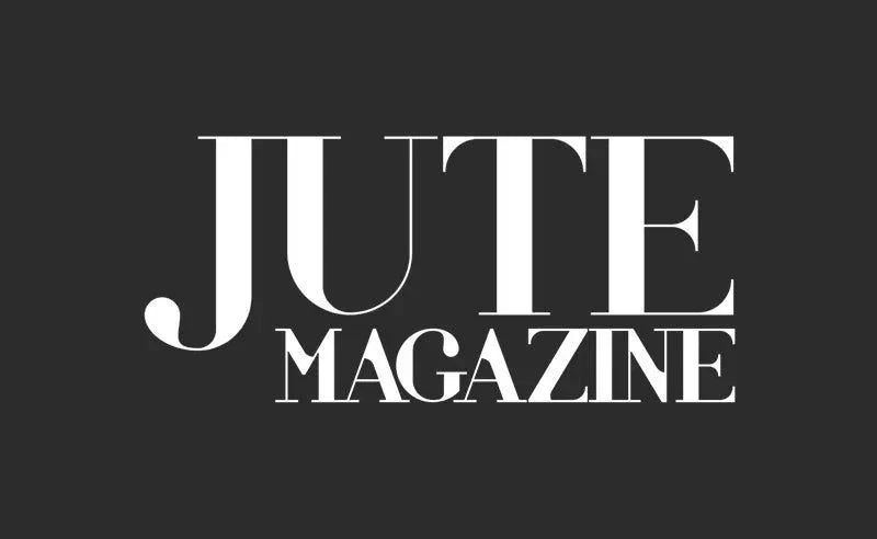 Jute Magazine logo displayed in article about Eklexic in Jute Magazine March 2015