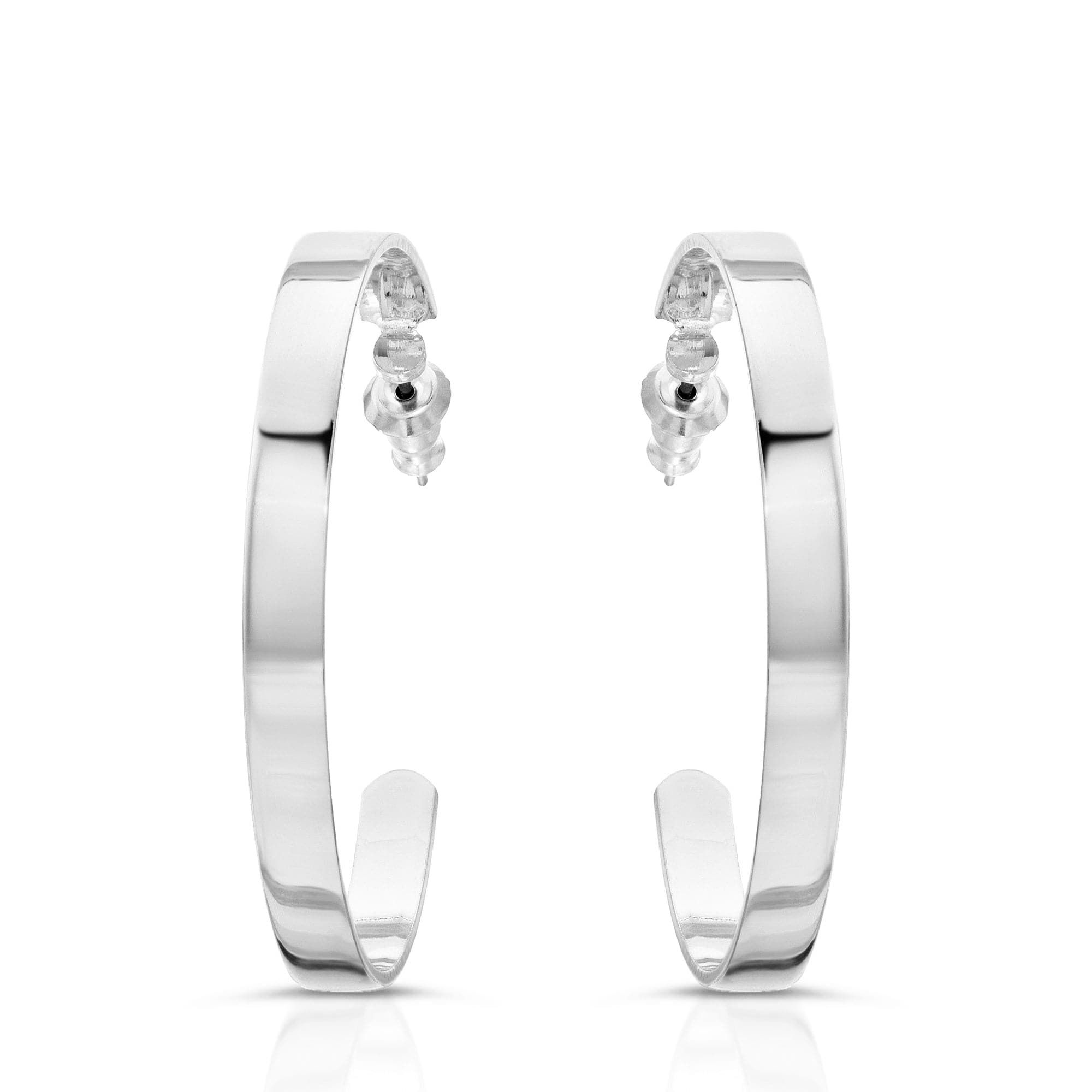 Silver hoop earrings from 2 Isla Hoops product, perfect for everyday style