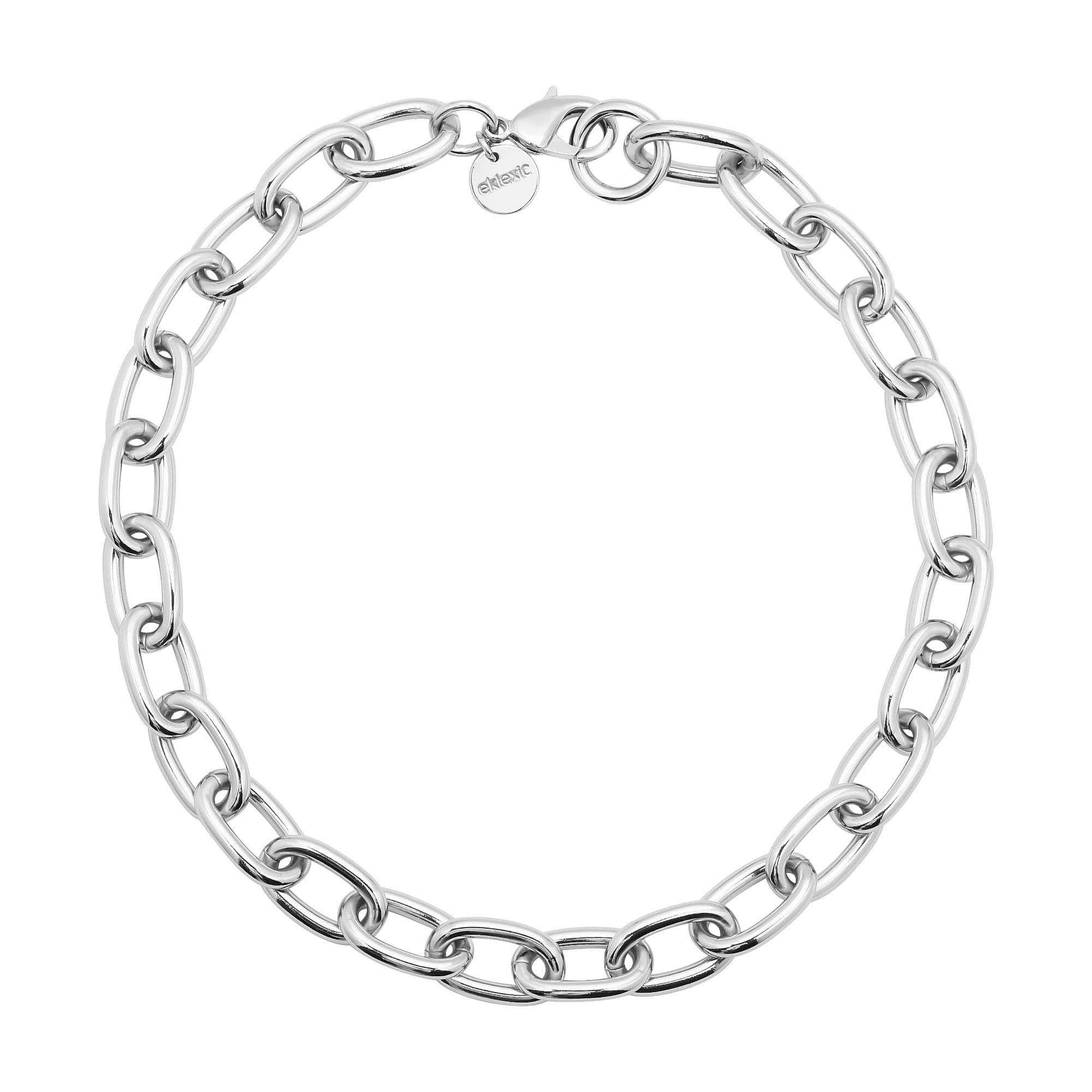Alana Necklace silver chain-link necklace for stylish look