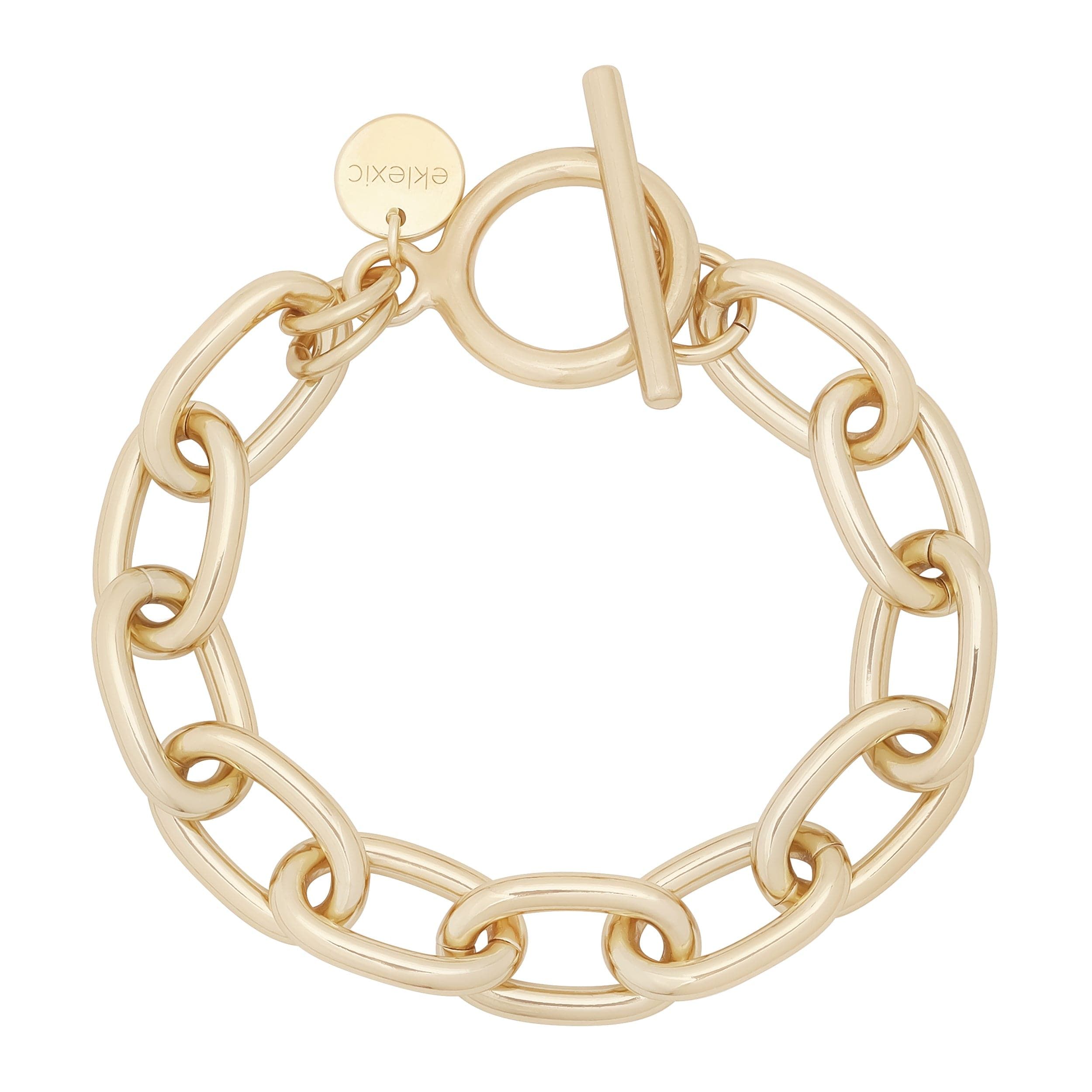 Gold-toned Chain Link Bracelet with Toggle Clasp for the Alana Toggle Bracelet Product