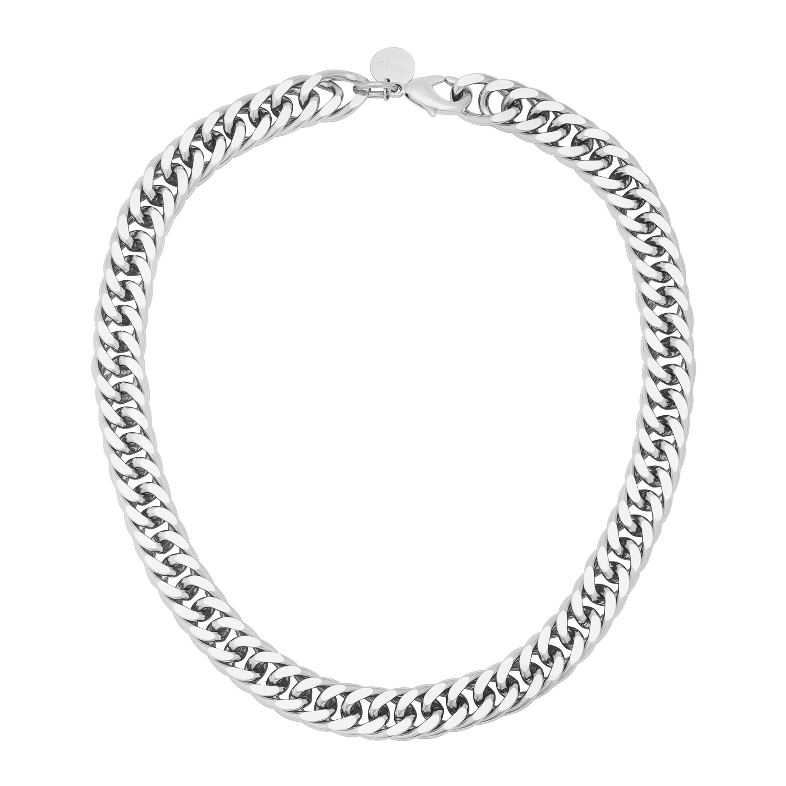 Silver chain necklace from Arya Necklace collection, stylish and lightweight jewelry