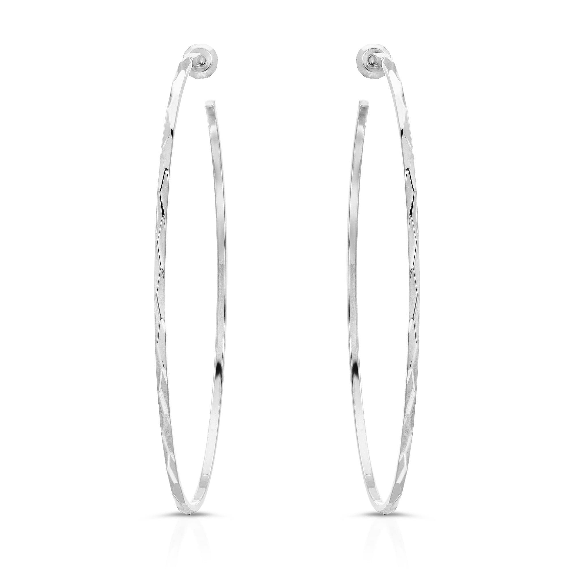 Avery Hoops silver hoop earrings perfect for everyday style