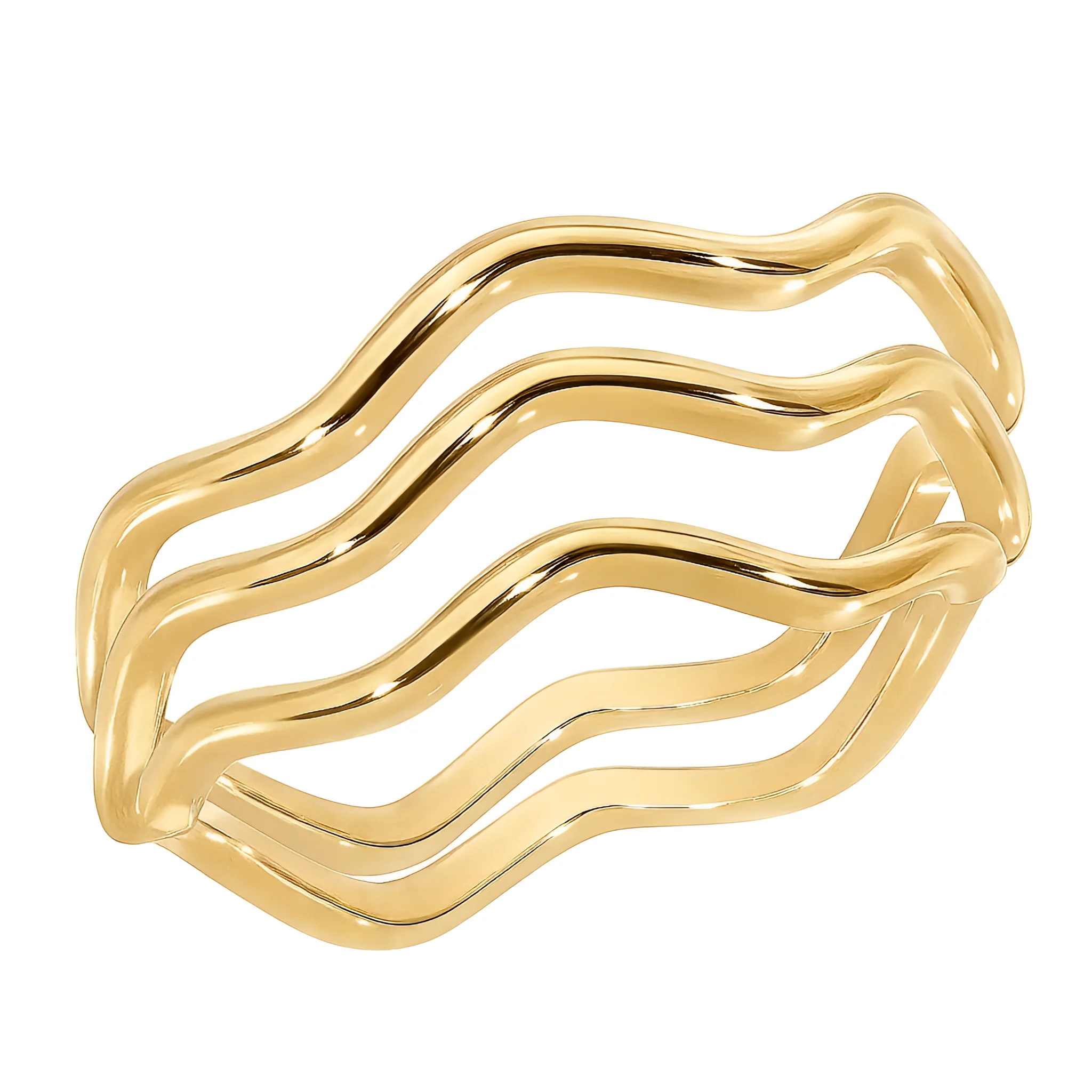 Super Thin Wavy Ring