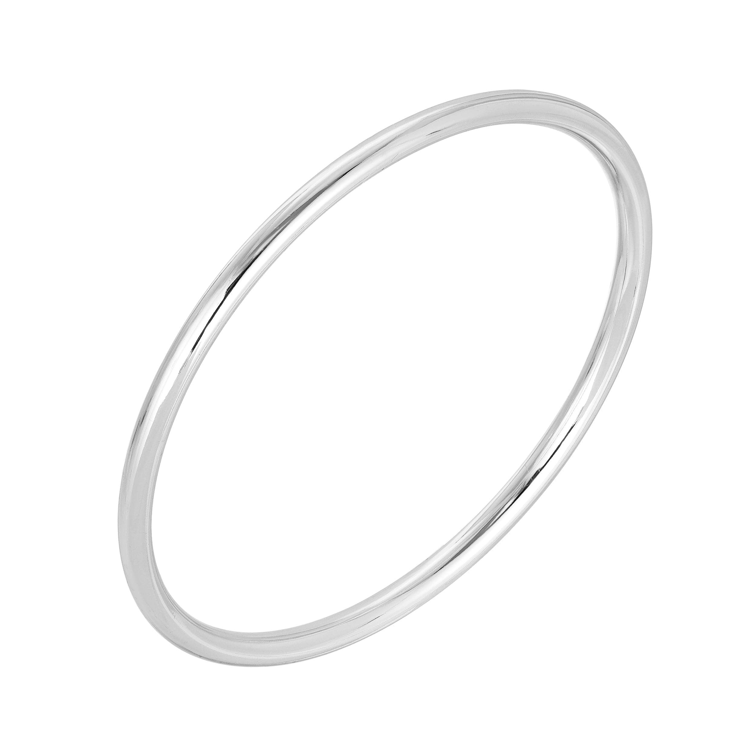 Simple silver ring from the Classic Bangle Set jewelry collection