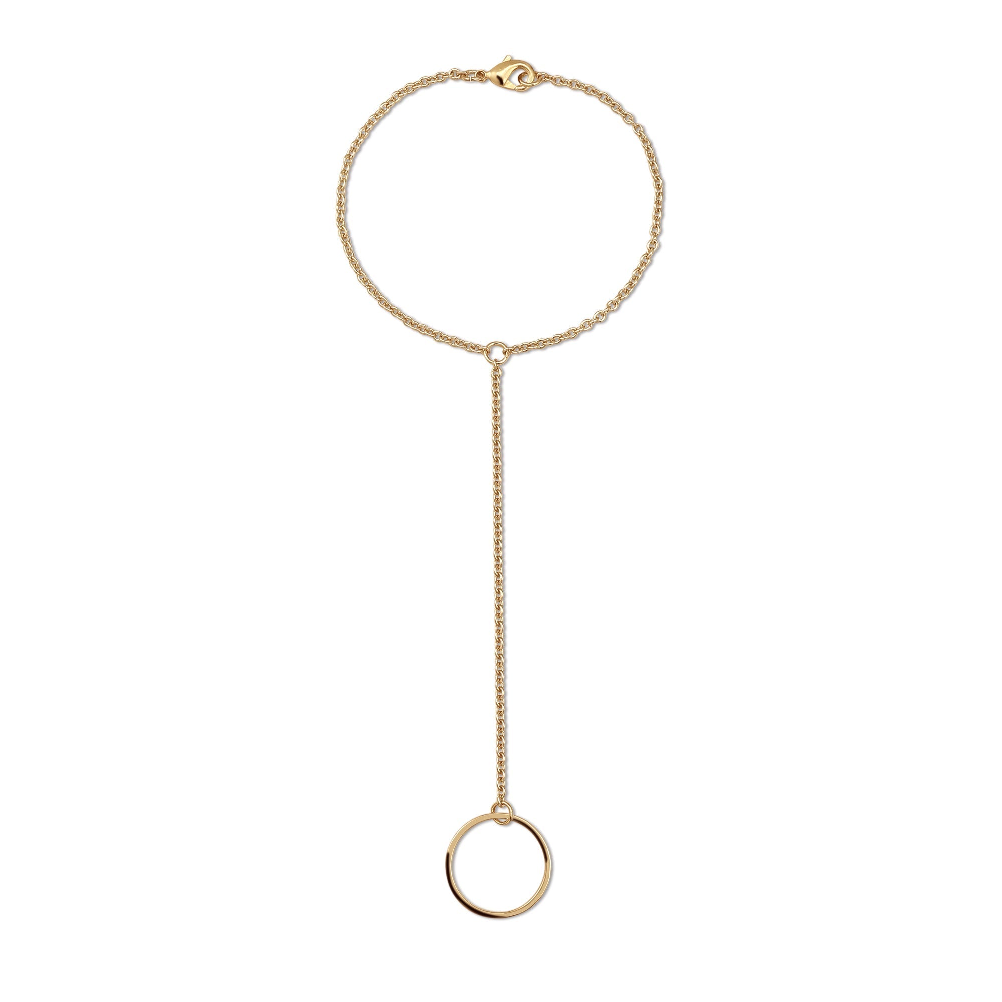 Gold-toned finger bracelet from Law Hand Chain for stylish hand adornment