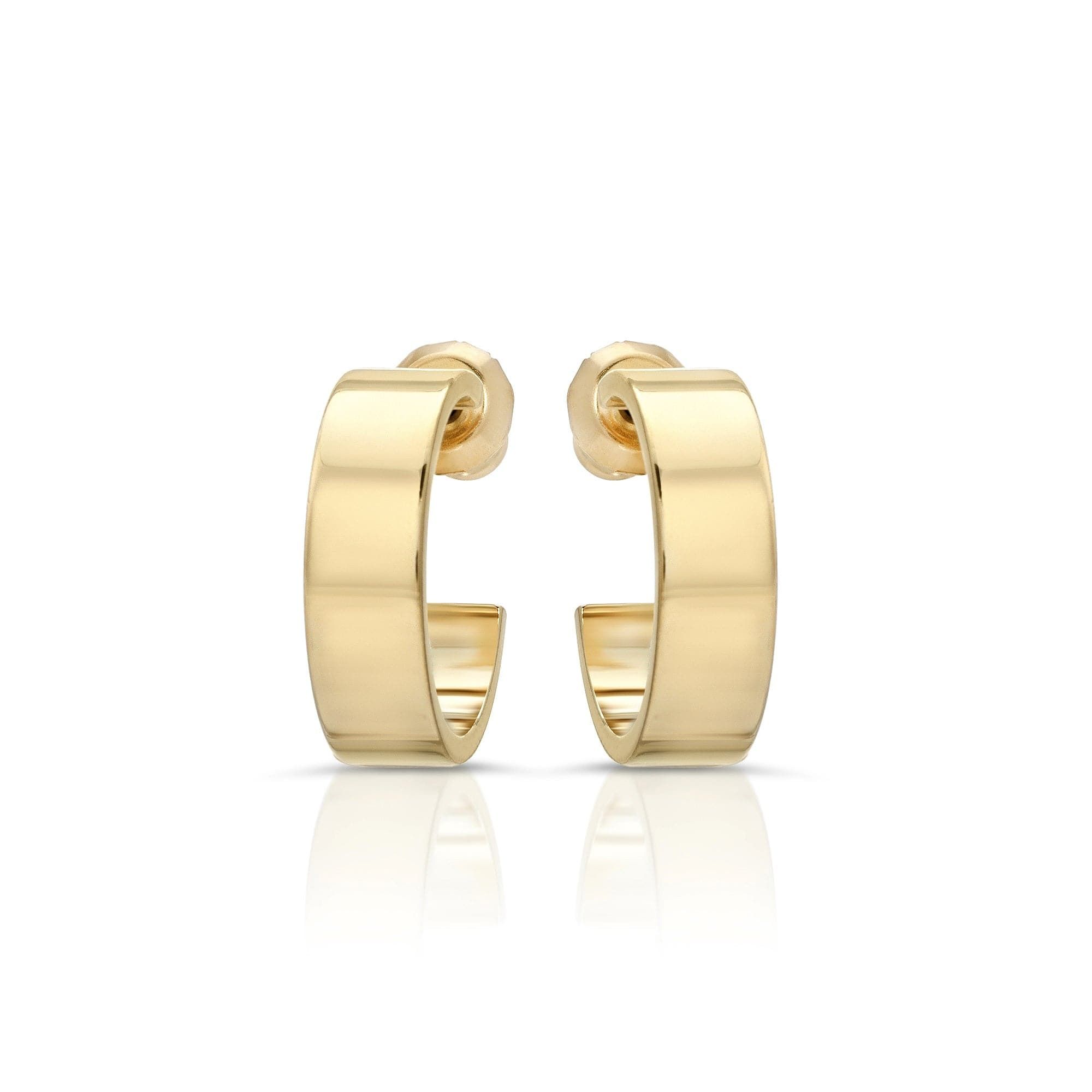 Mini Cora Huggie Hoops gold hoop earrings for a cute and stylish look
