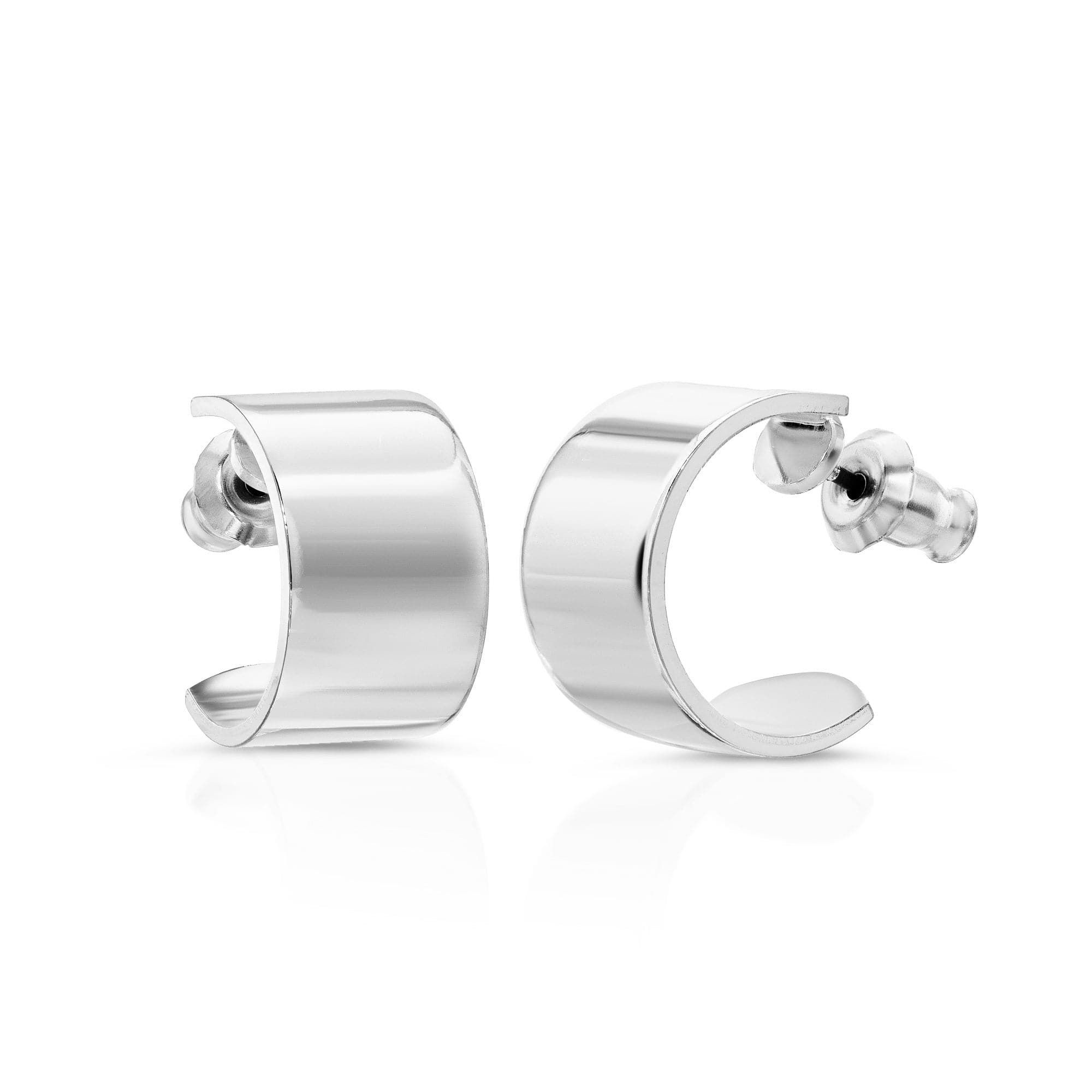 Mini .5 Skylar Hoops silver hoop earrings for a chic everyday look