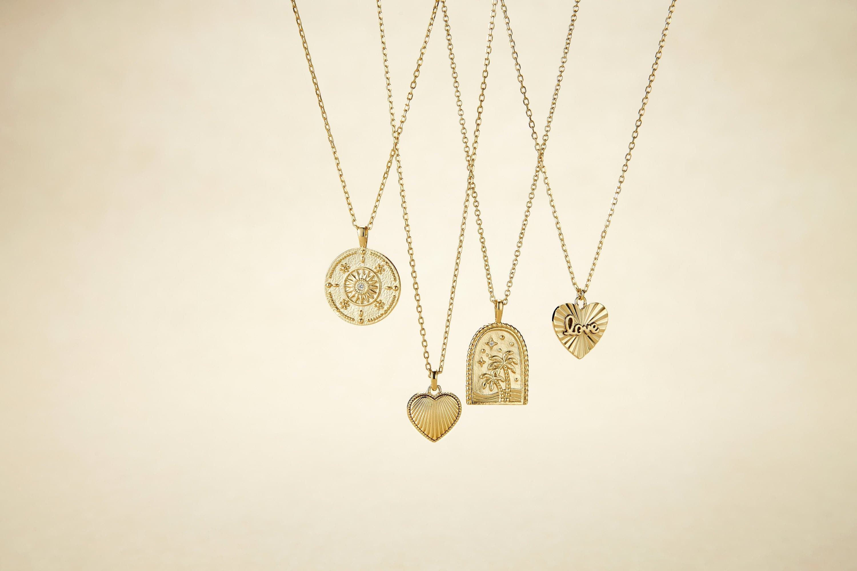 Palm Tree Pendant Necklace - Pendant Necklaces