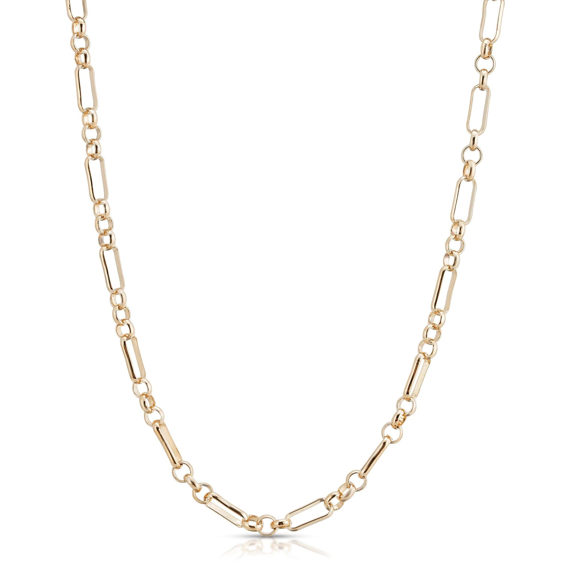 Gold-toned chain necklace from the Small Multi Link Chain collection