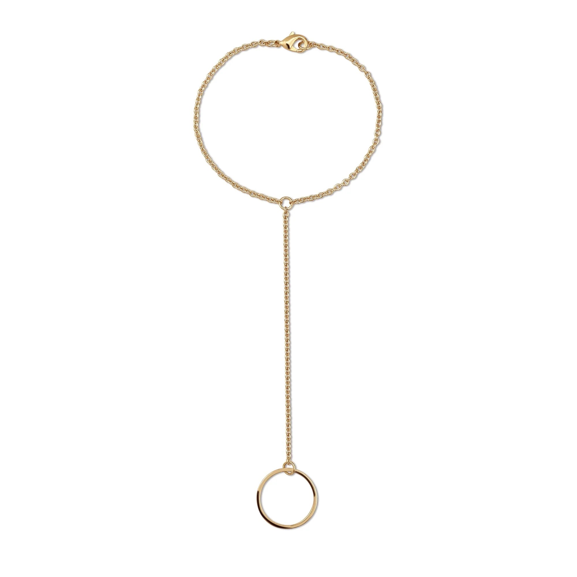 Gold-toned finger bracelet from Law Hand Chain for stylish hand adornment