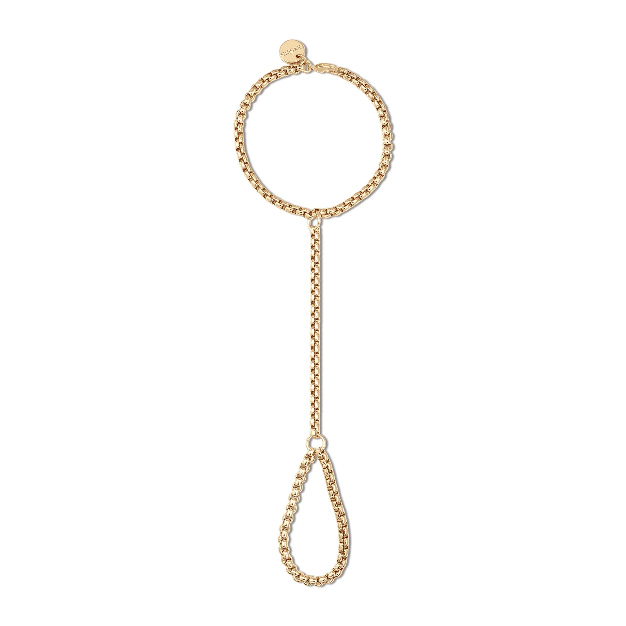 Luciana Hand Chain - GOLD / 6.5’’ - Chain Bracelets