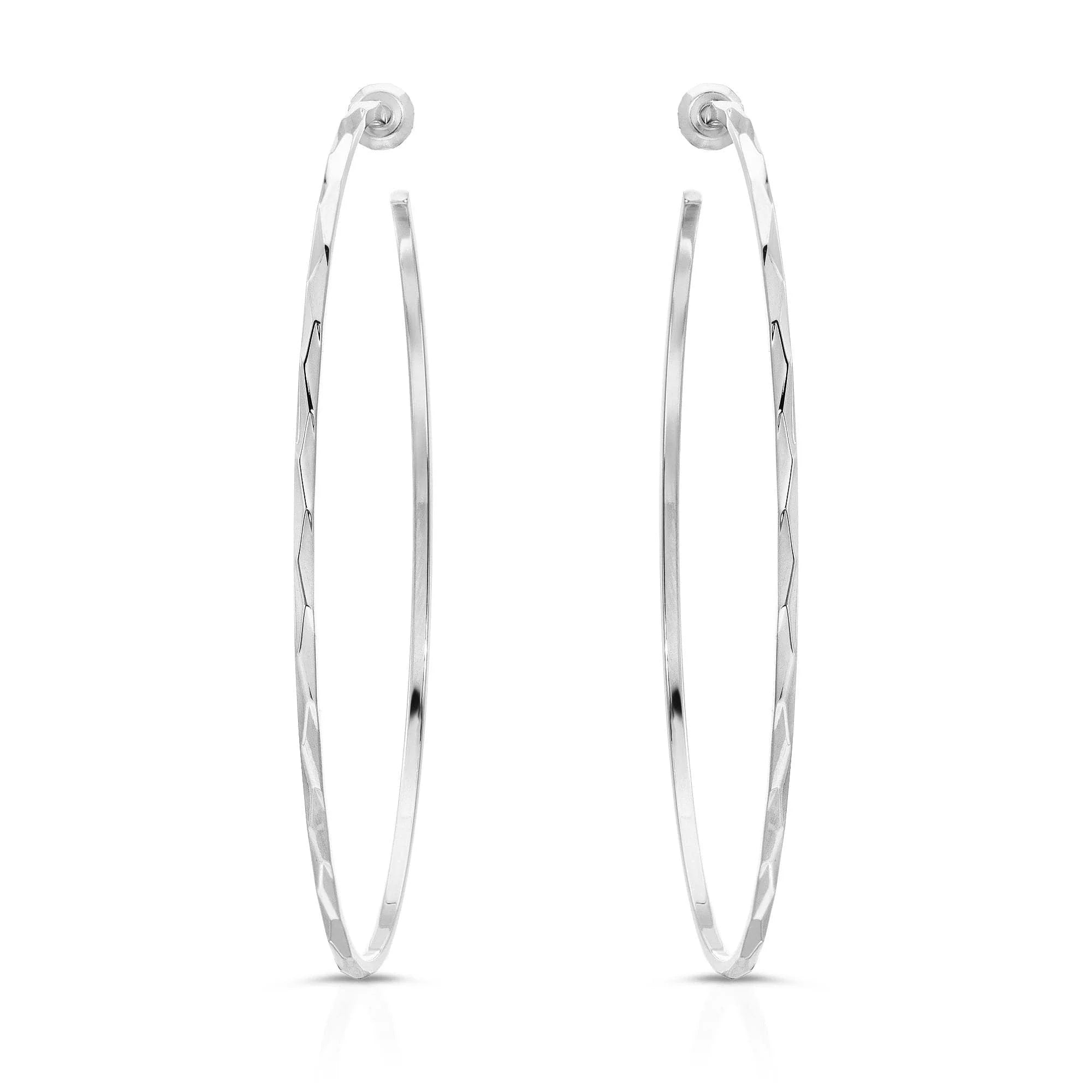 Avery Hoops silver hoop earrings perfect for everyday style