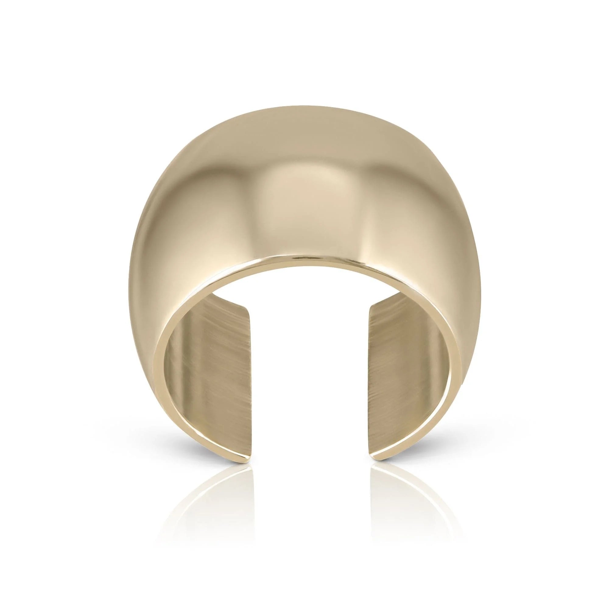 Gold-colored metal ear cuff from Gordon Ear Cuff for a stylish edgy look