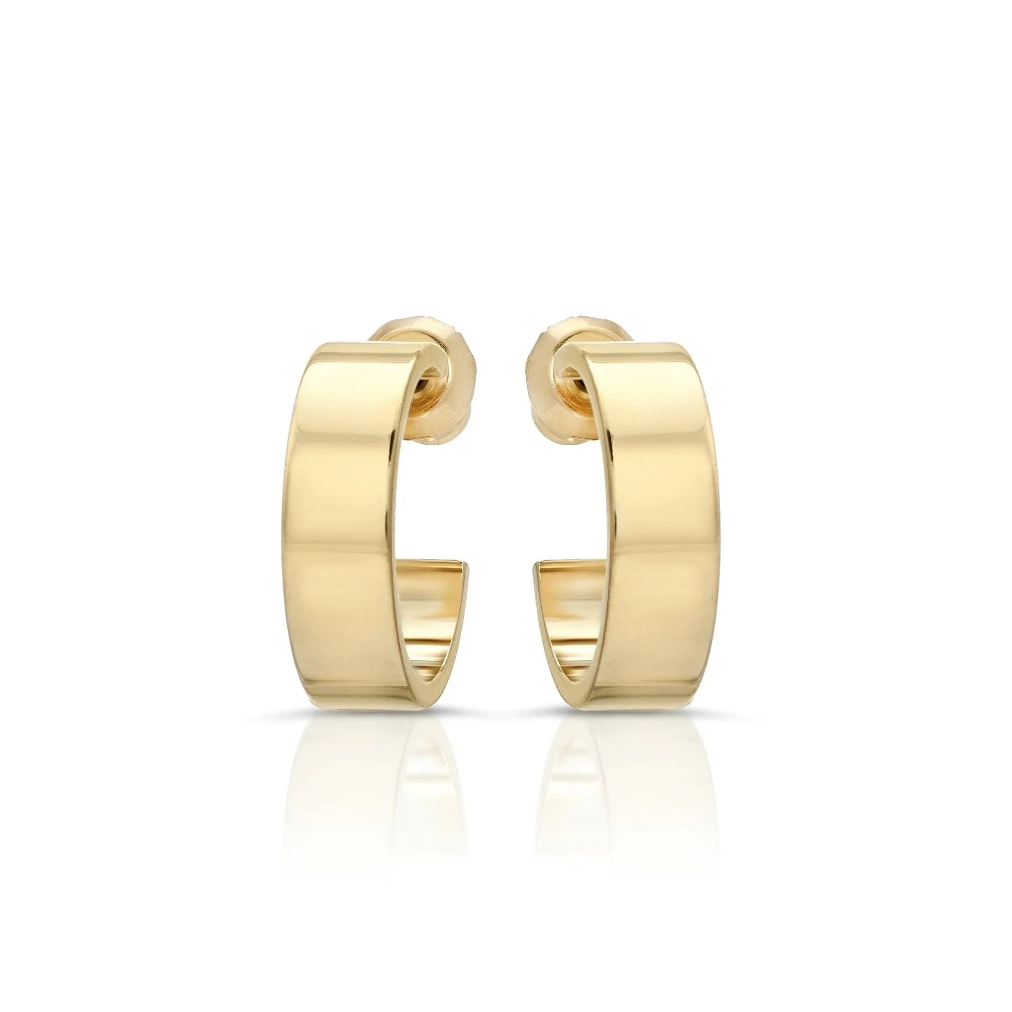 Mini Cora Huggie Hoops gold hoop earrings for a cute and stylish look