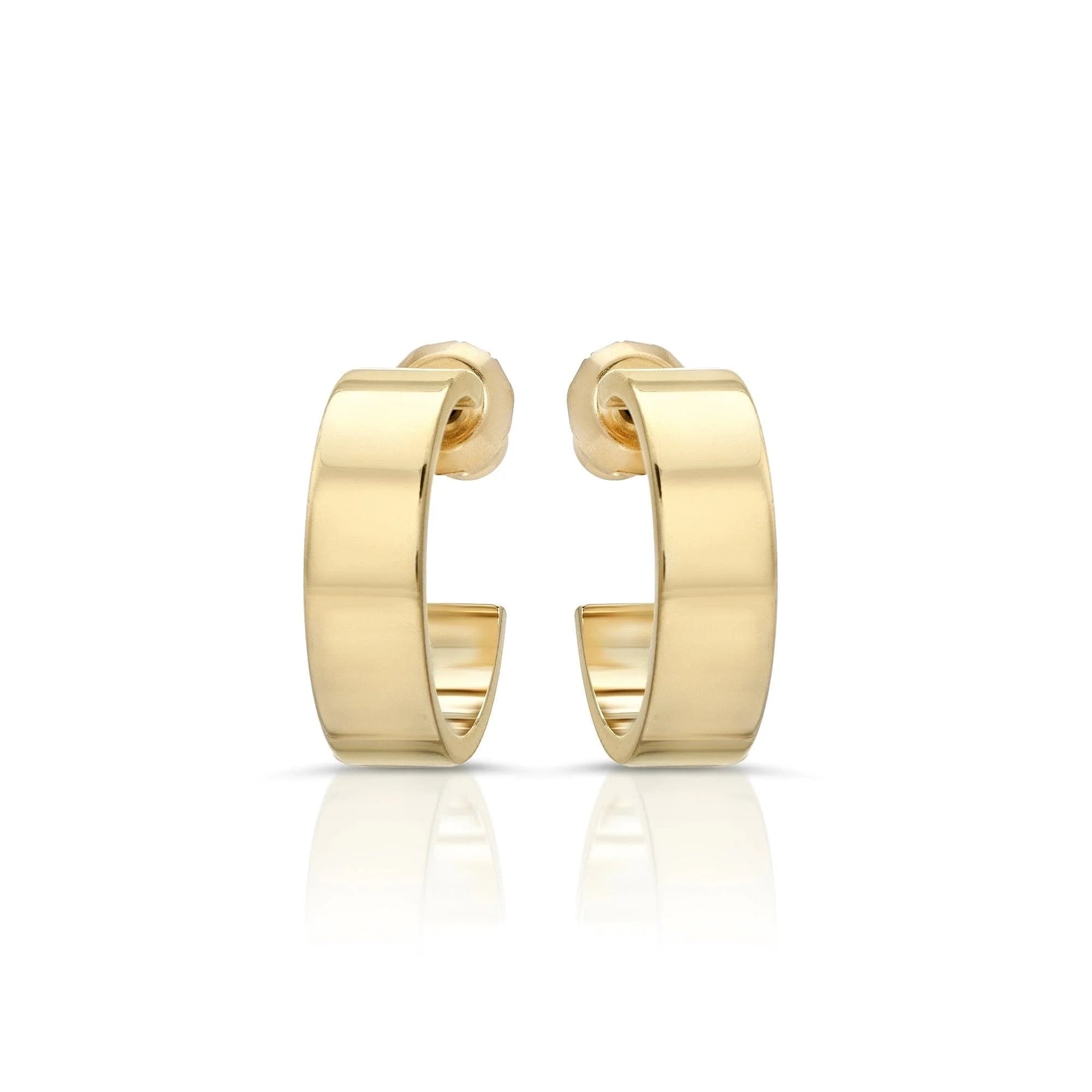 Mini Cora Huggie Hoops gold hoop earrings for a cute and stylish look