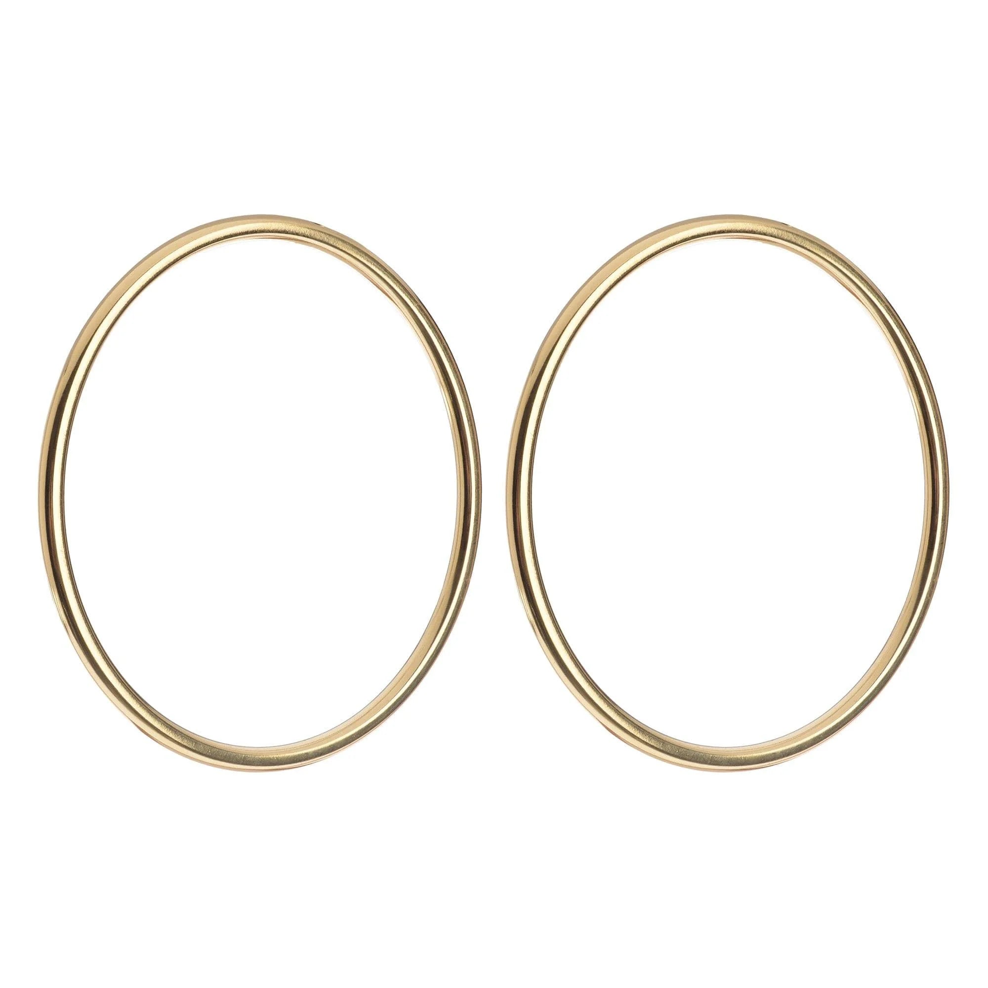 Gold hoop earrings from XL Mia Earrings collection, perfect for everyday wear