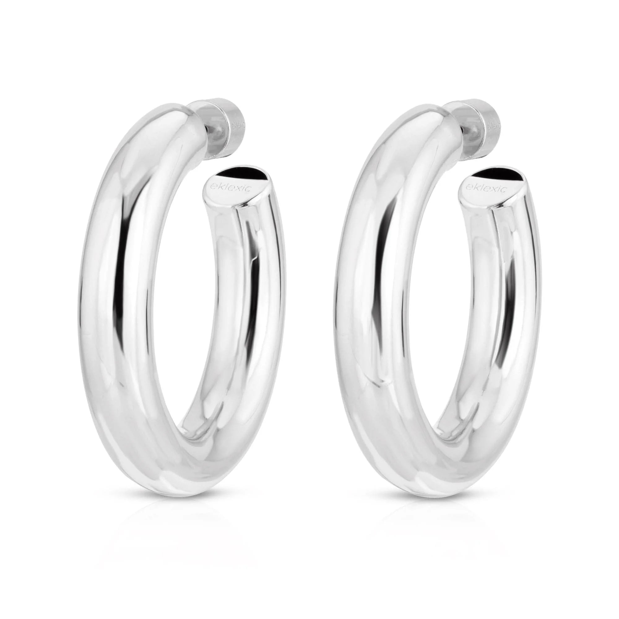 Zolen Hoops silver hoop earrings perfect for everyday style