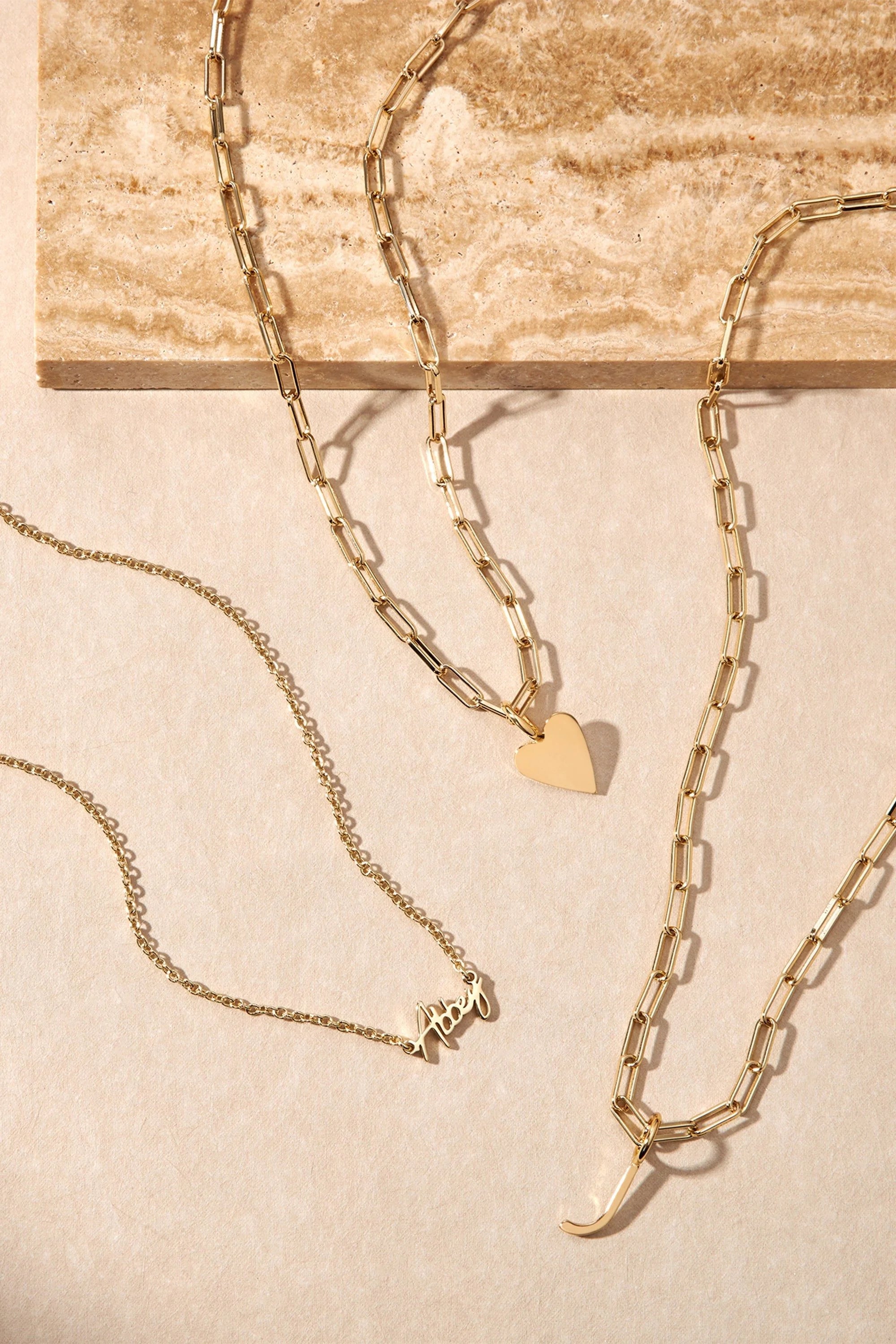 Essential Letter Charm Necklace - Charm Necklaces