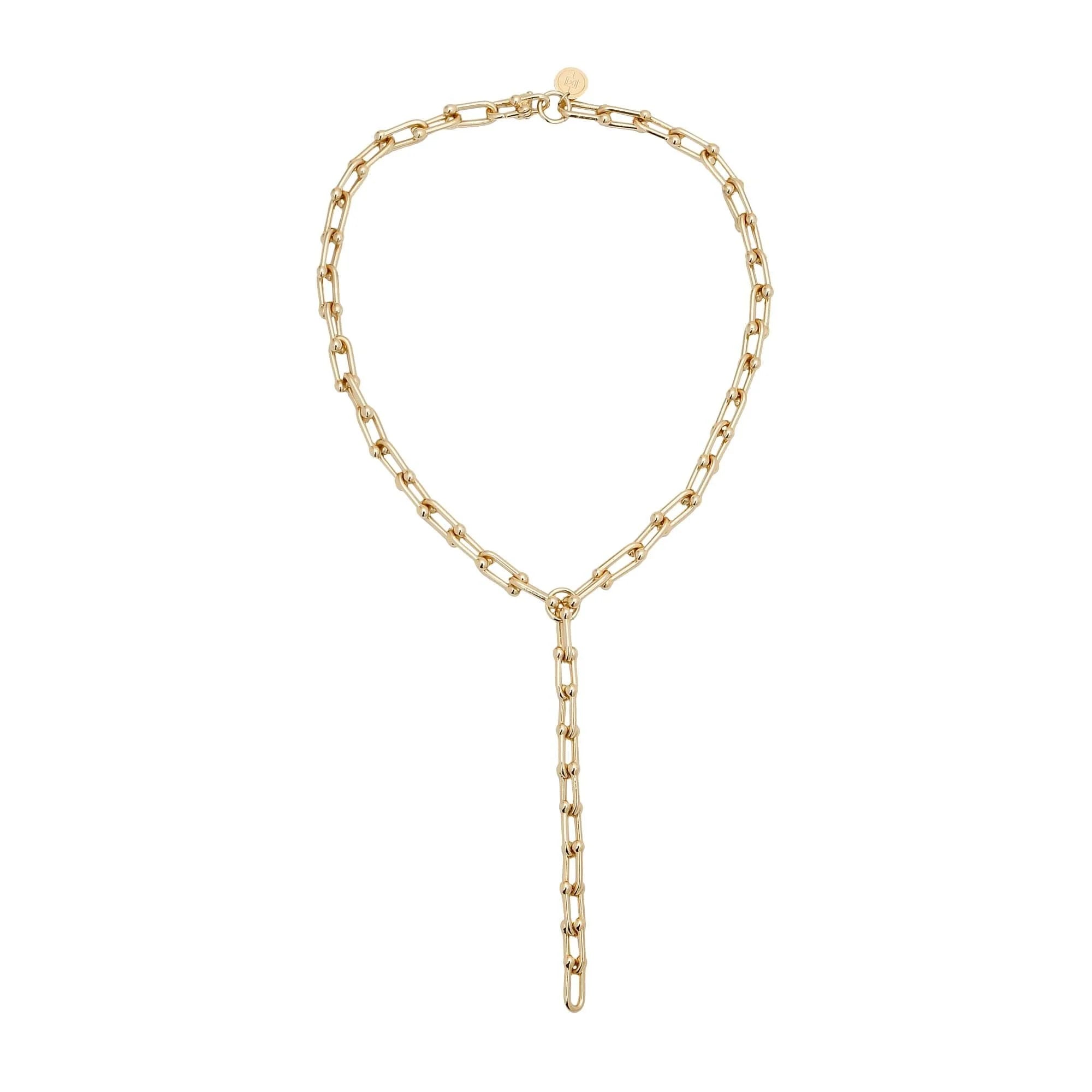 Gold-toned Chain Necklace from Margaux Lariat Necklace collection