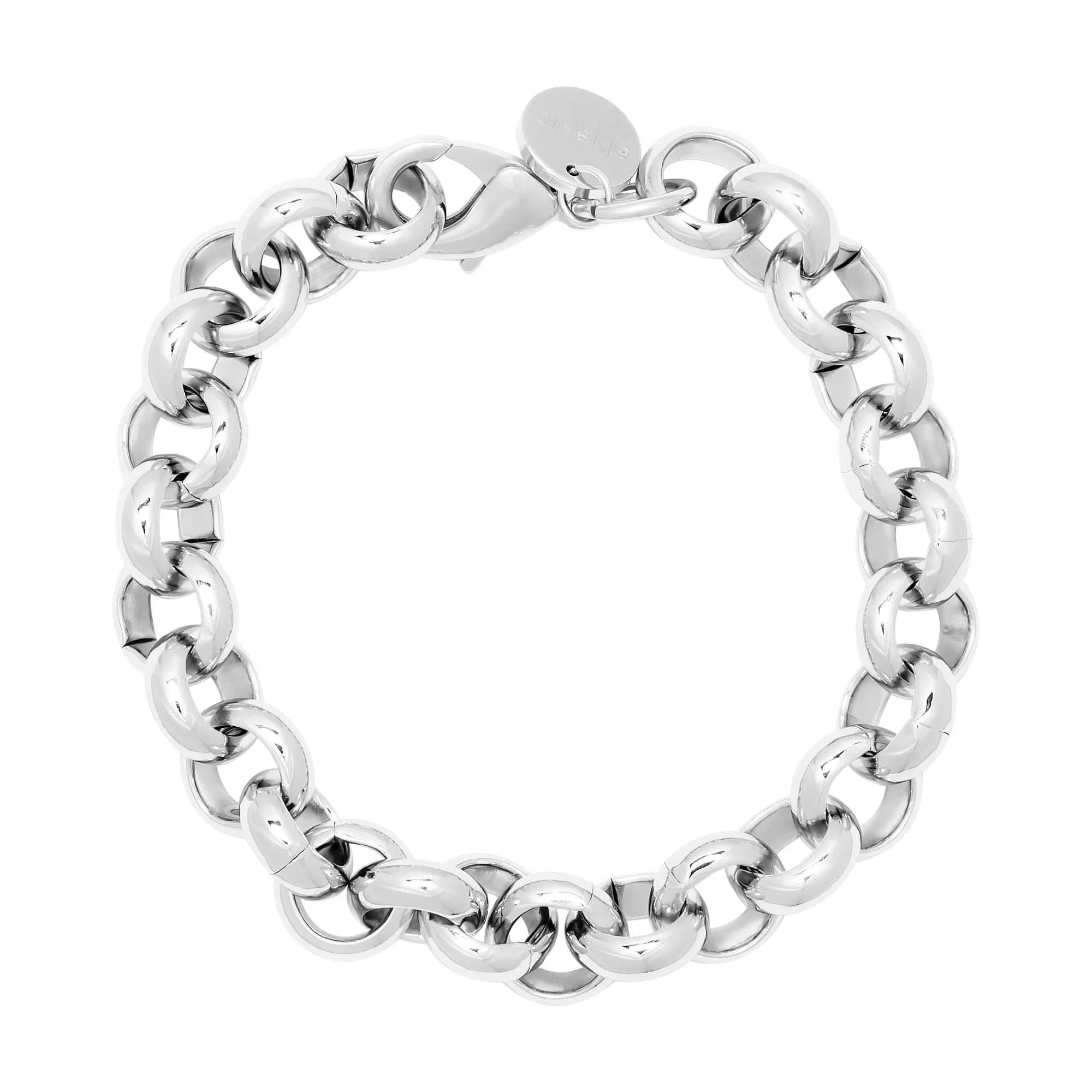 Silver chain-link bracelet with recycled brass plating for Men’s Royal Bracelet collection