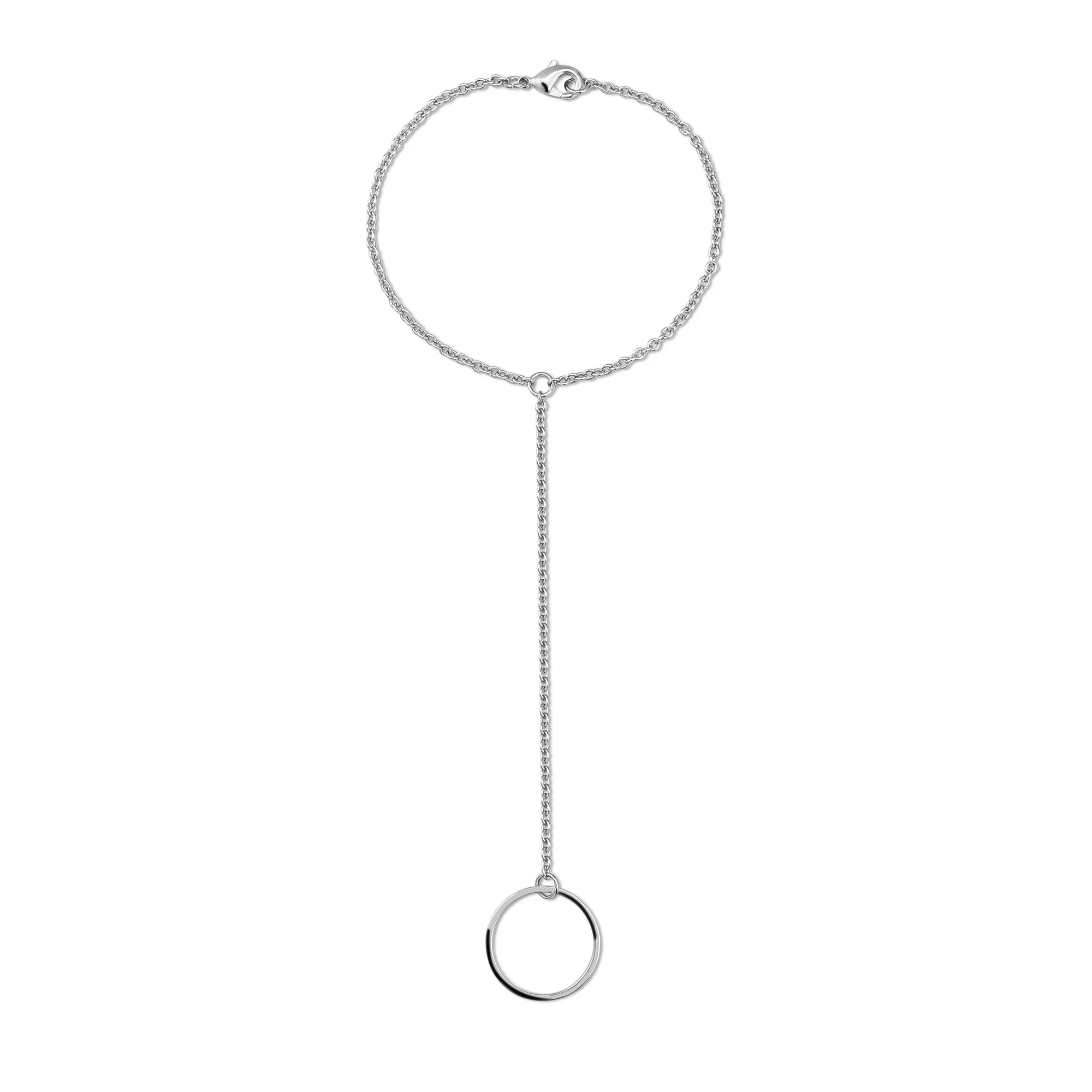 Silver hand chain bracelet from Law Hand Chain looks stylish and trendy