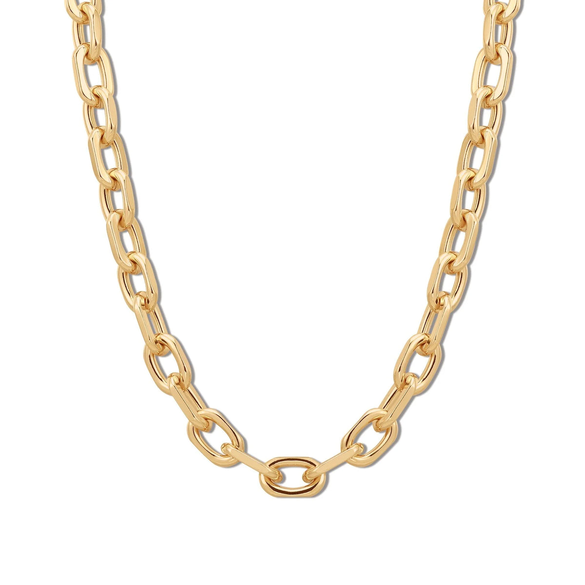 Gold chain necklace from the Lennon Necklace collection, stylish and shiny for any look