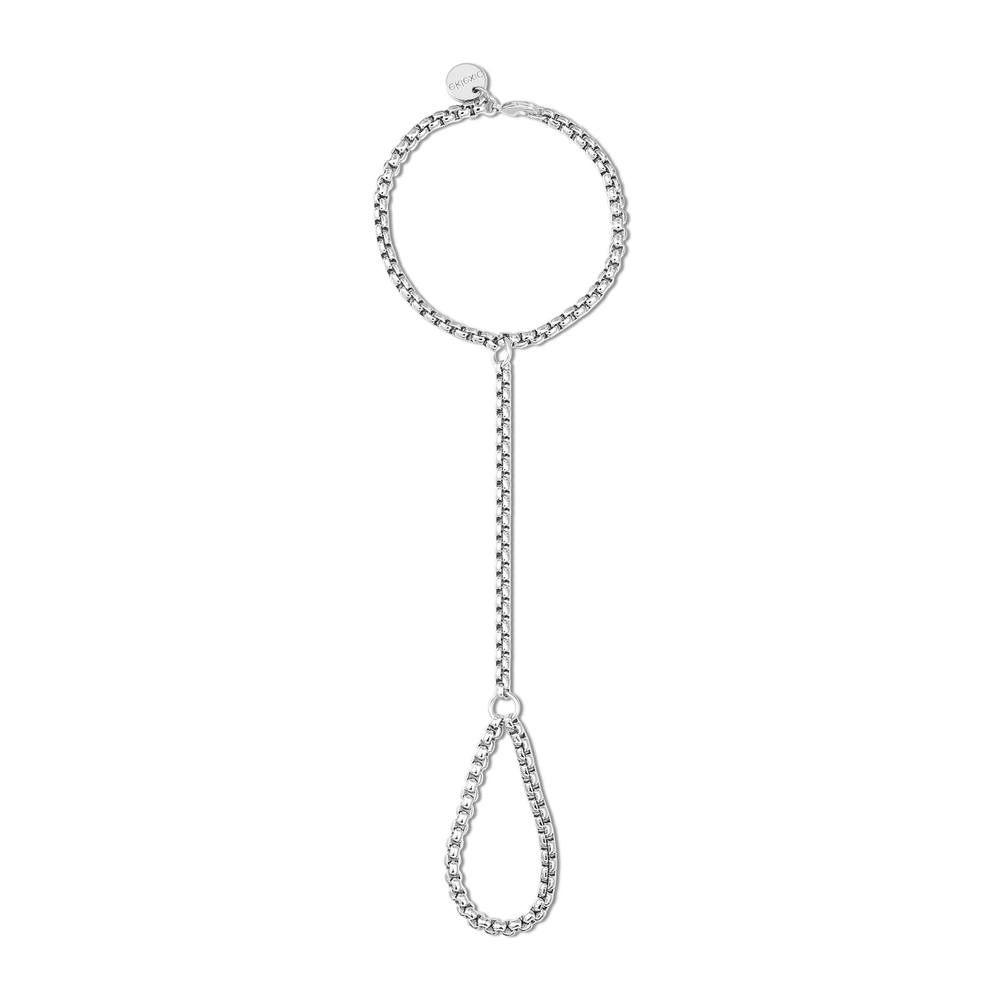 Luciana Hand Chain - SILVER / 6.5’’ - Chain Bracelets