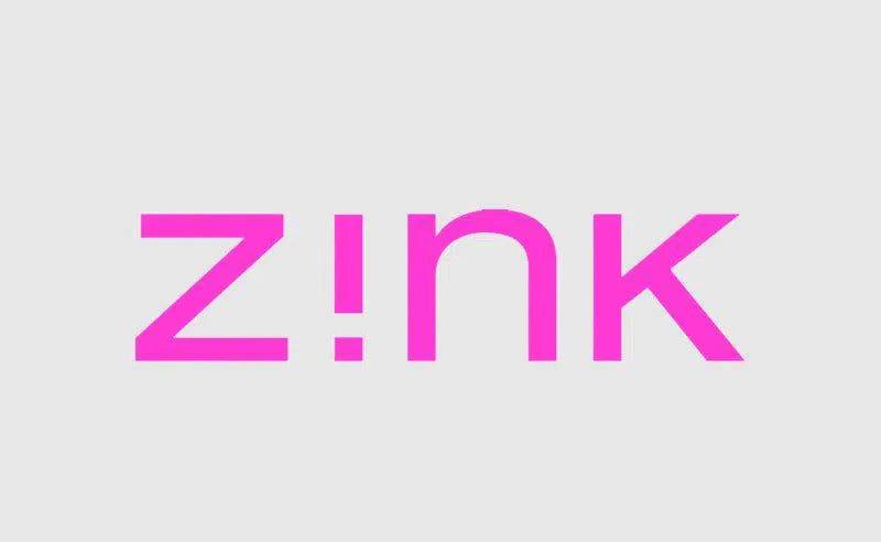 Pink Zink logo displayed in Eklexic article in Zink Magazine Fall 2014 issue