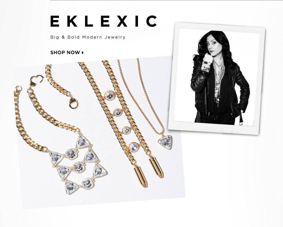 eklexic featured as a RISING STAR on Bluefly.com - March 5 2015