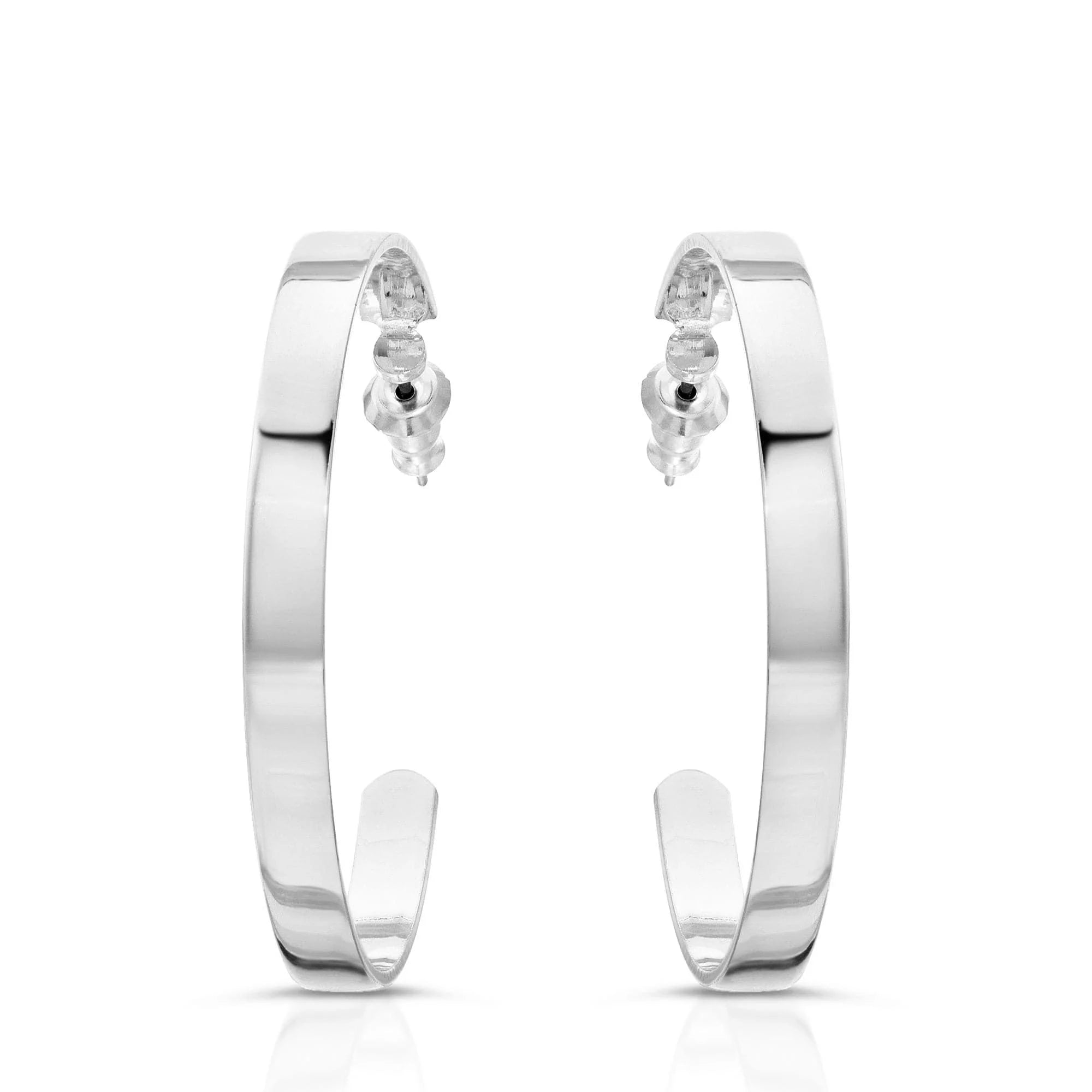 Silver hoop earrings from 2 Isla Hoops product, perfect for everyday style