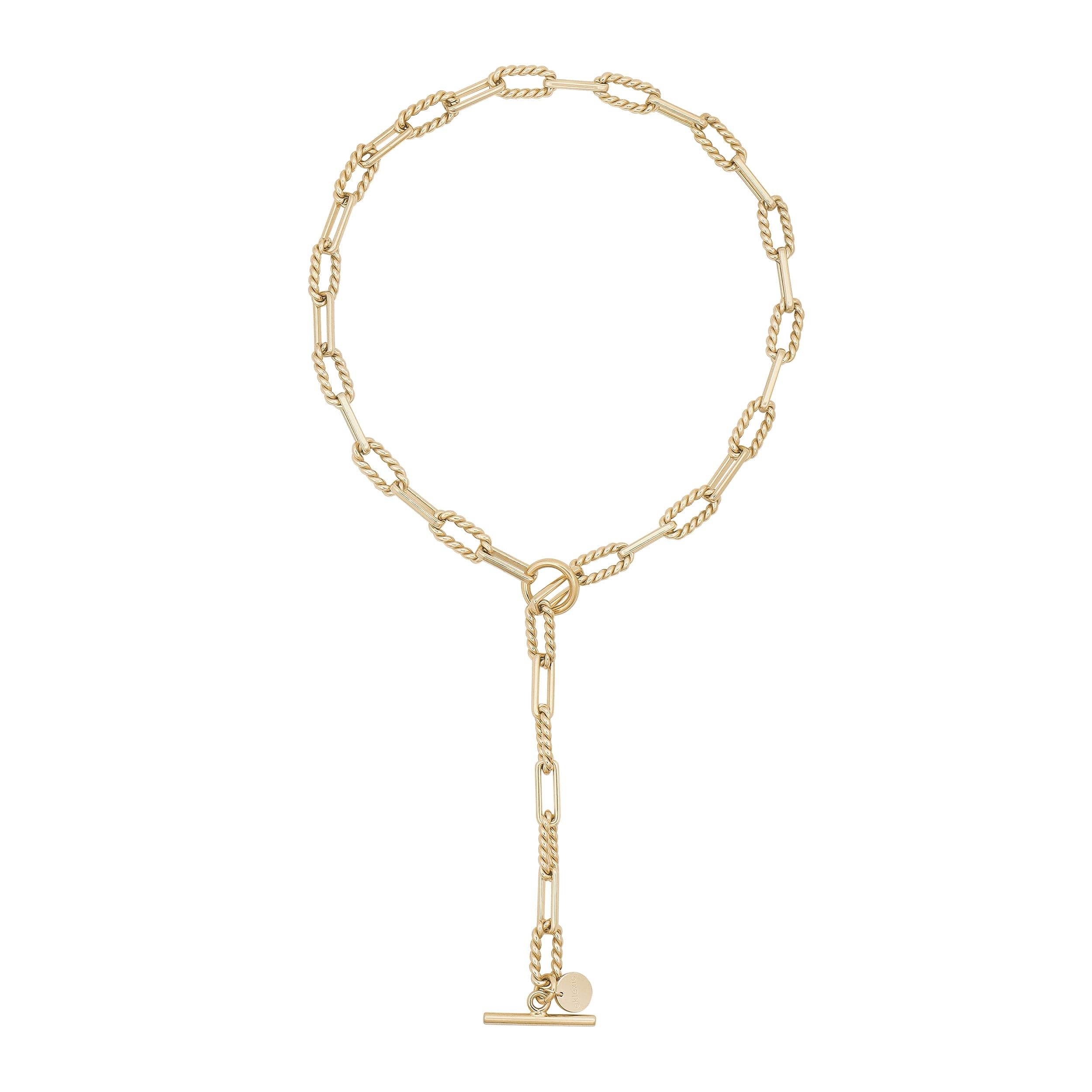 Enzo Toggle Convertible Lariat Necklace - eklexic