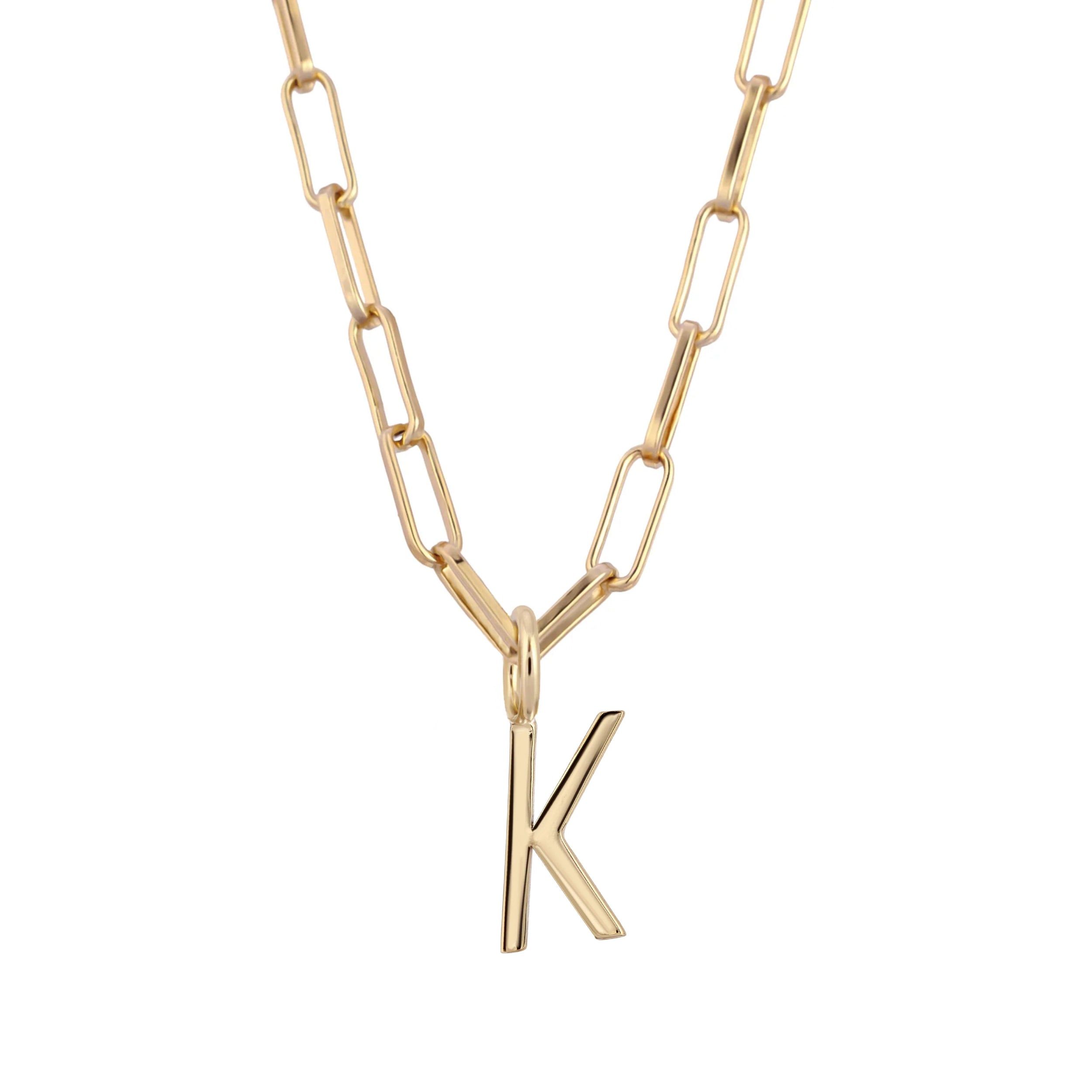 Essential Letter Charm Necklace