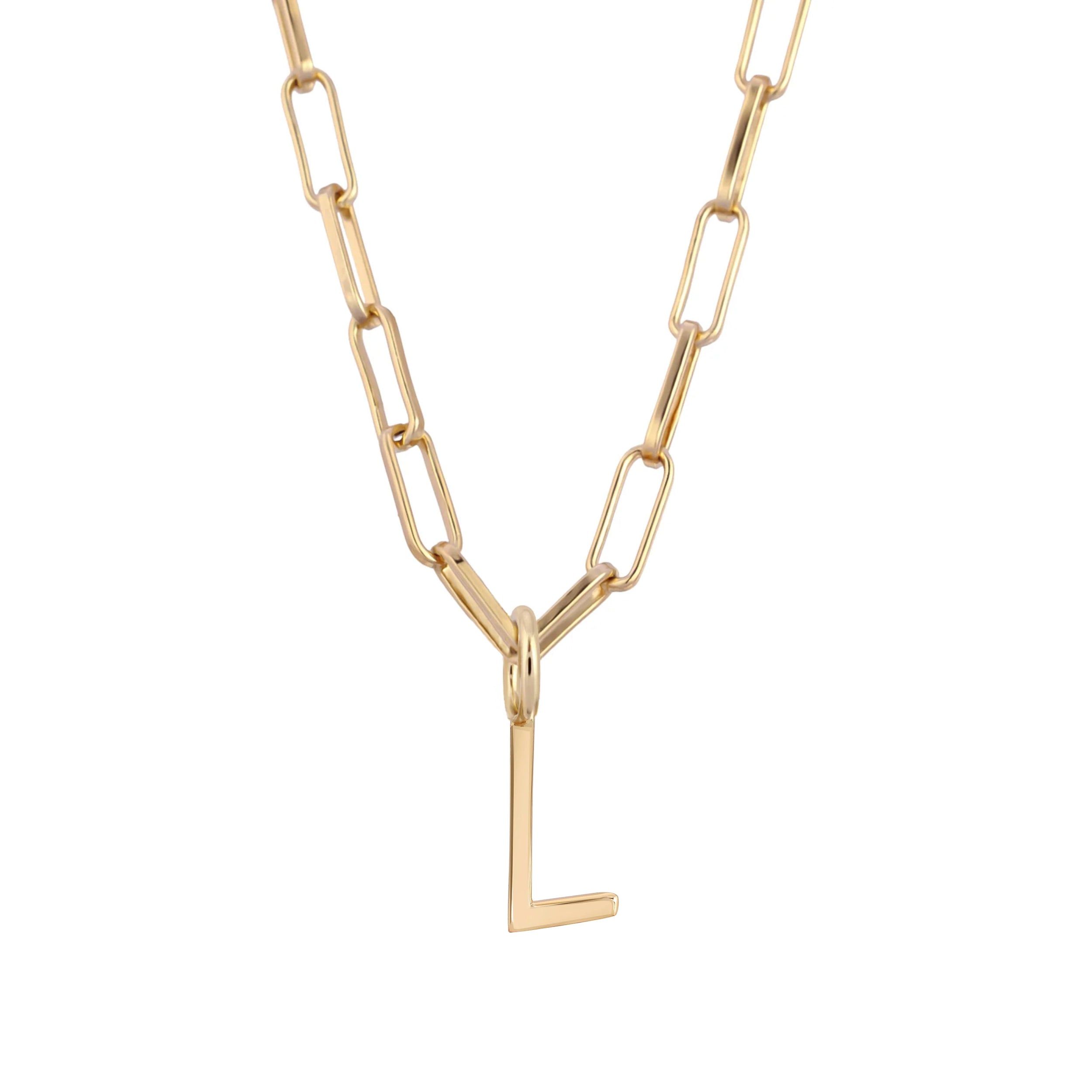 Essential Letter Charm Necklace