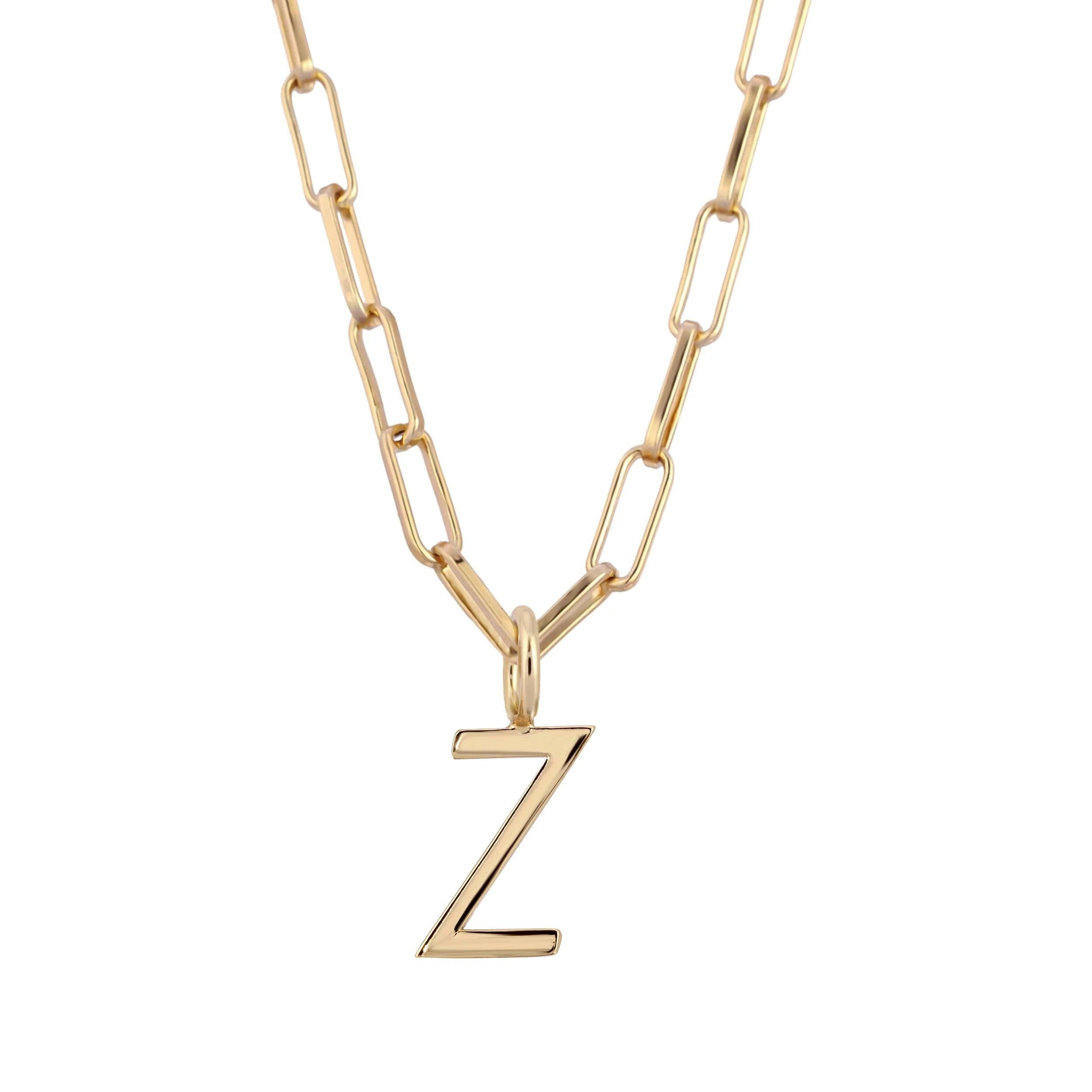 Essential Letter Charm Necklace