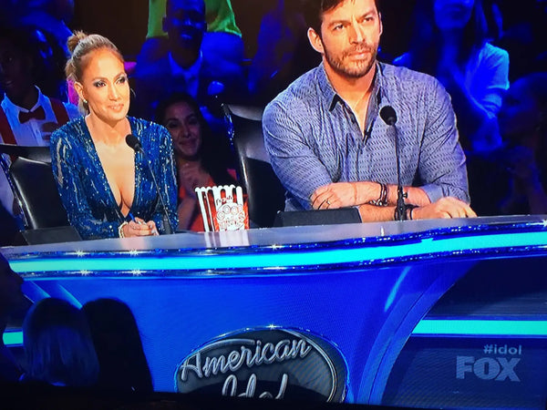 Harry Connick Jr. wearing eklexic on American Idol Season XIV