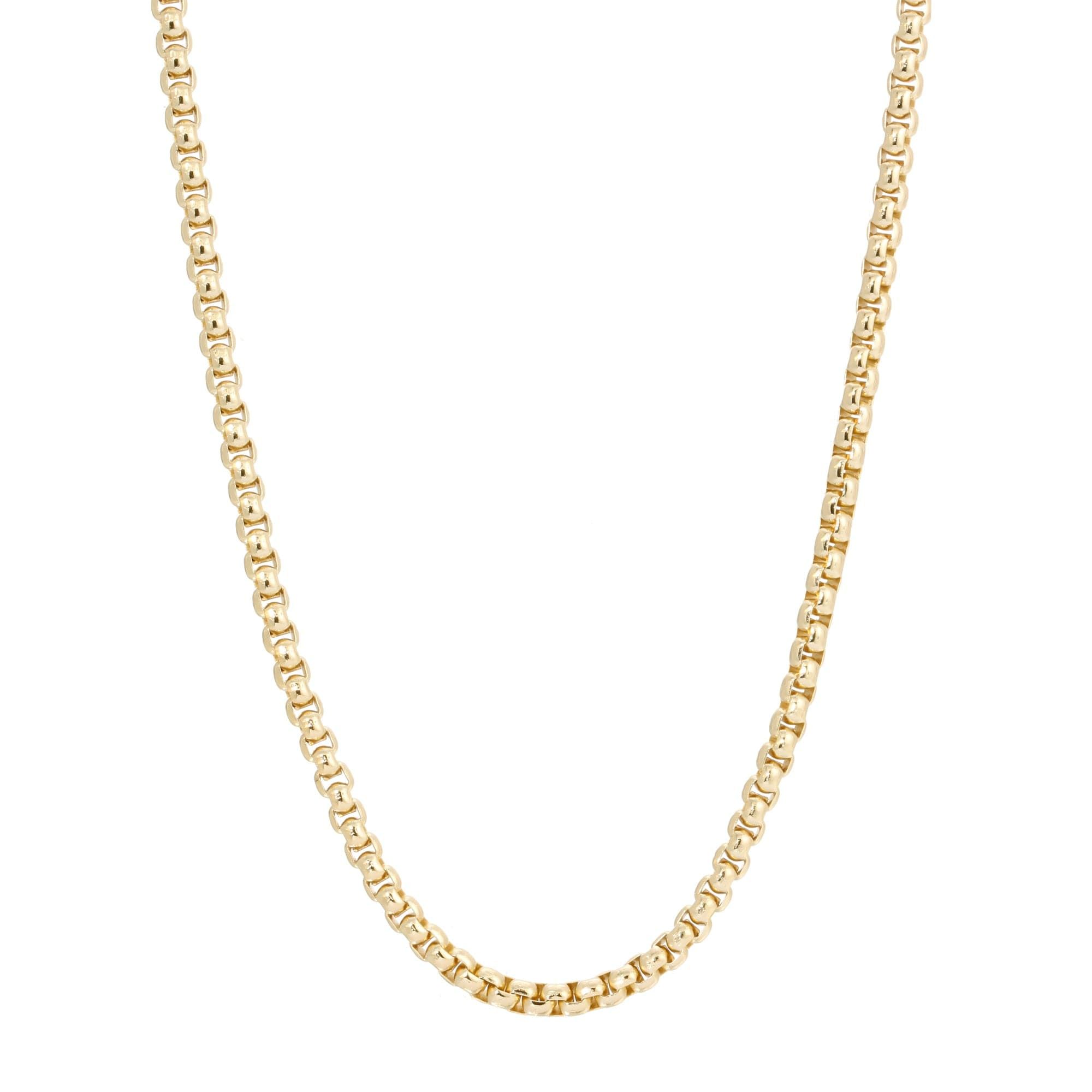 Luciana Box Chain Necklace - eklexic