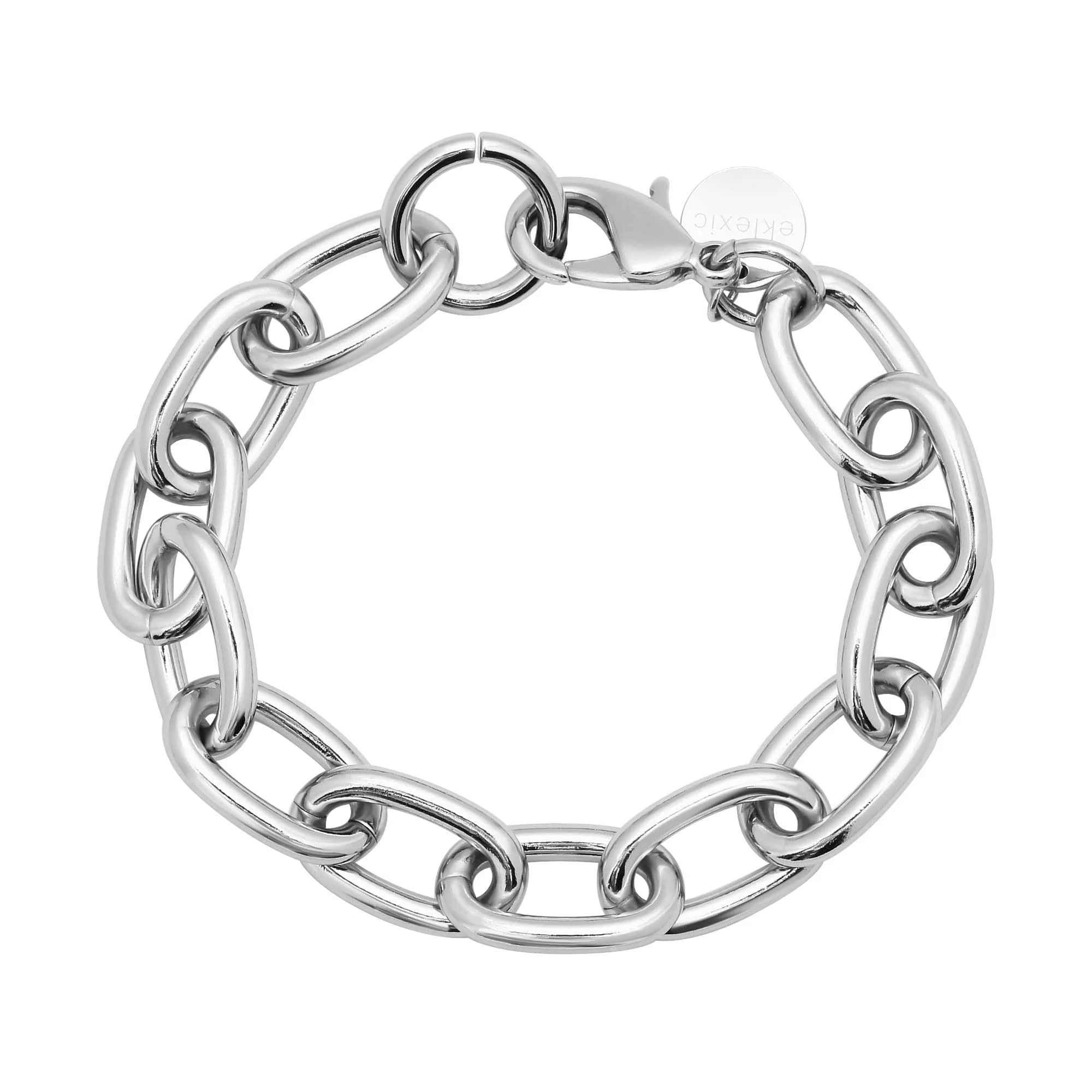 Silver-toned Chain Link Bracelet from the Alana Bracelet collection