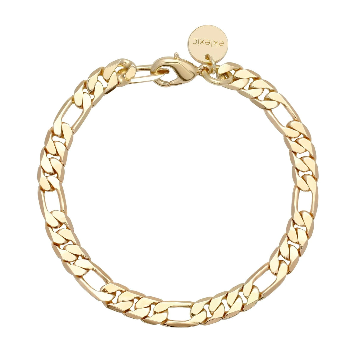 Gold-toned Figaro chain bracelet from Baby Axel Bracelet collection