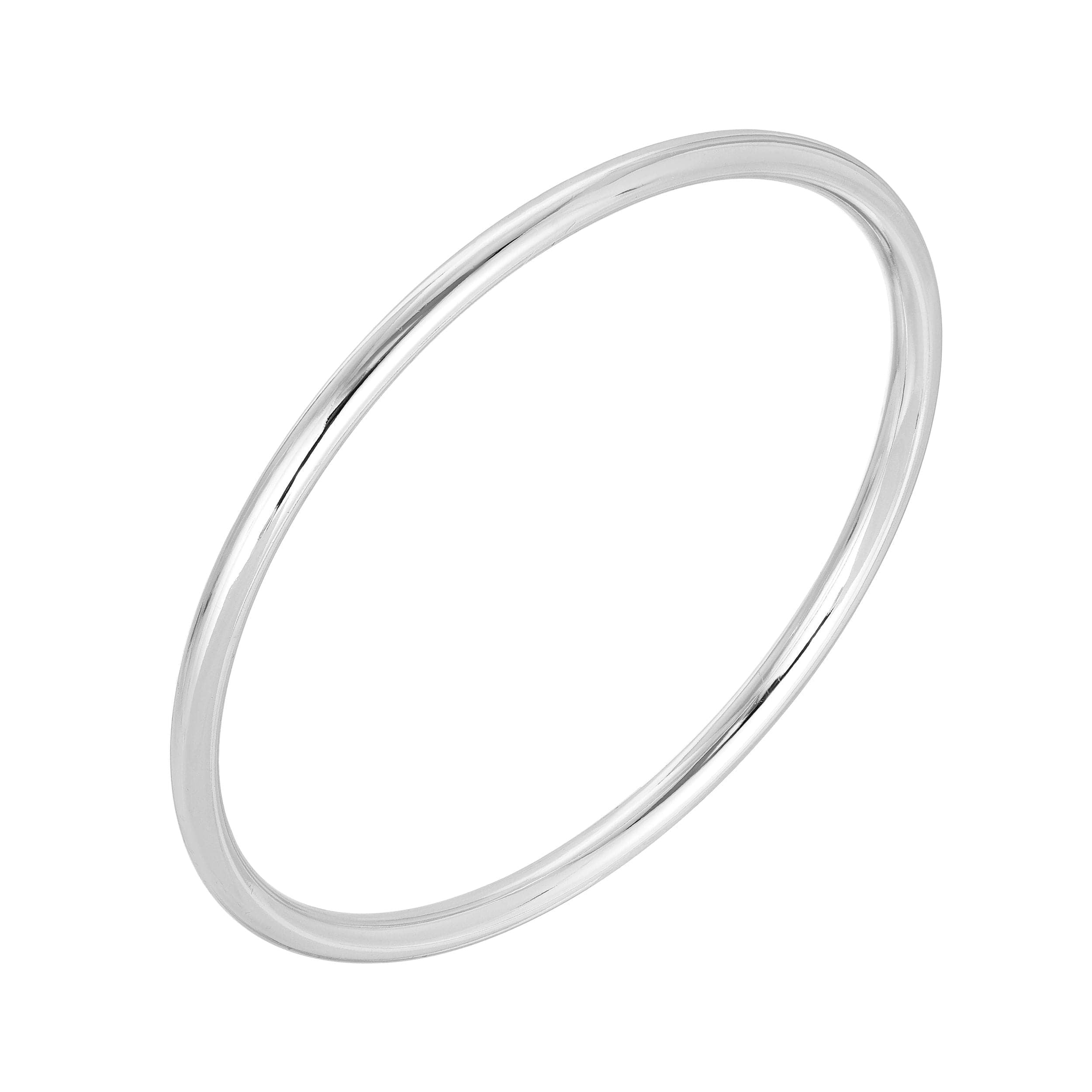 Simple silver ring from a stylish Classic Bangle Set for elegant jewelry lovers