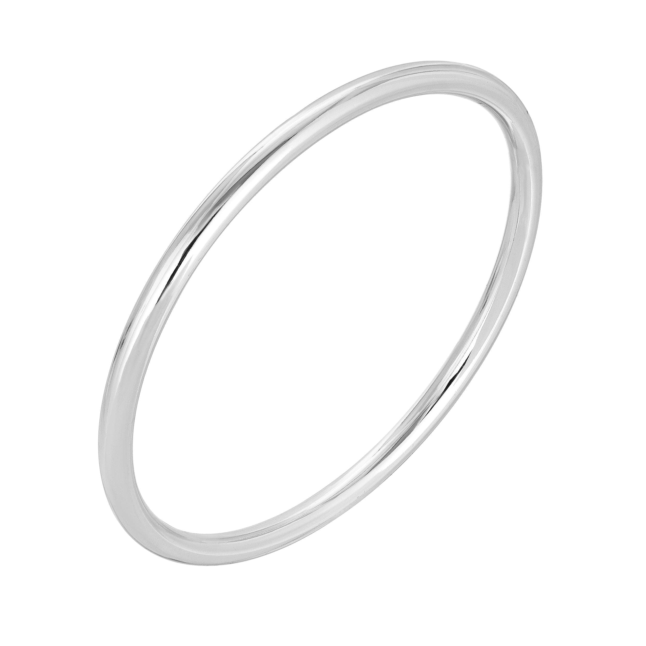 Simple silver ring featured in a Classic Bangle Set for elegant accessorizing