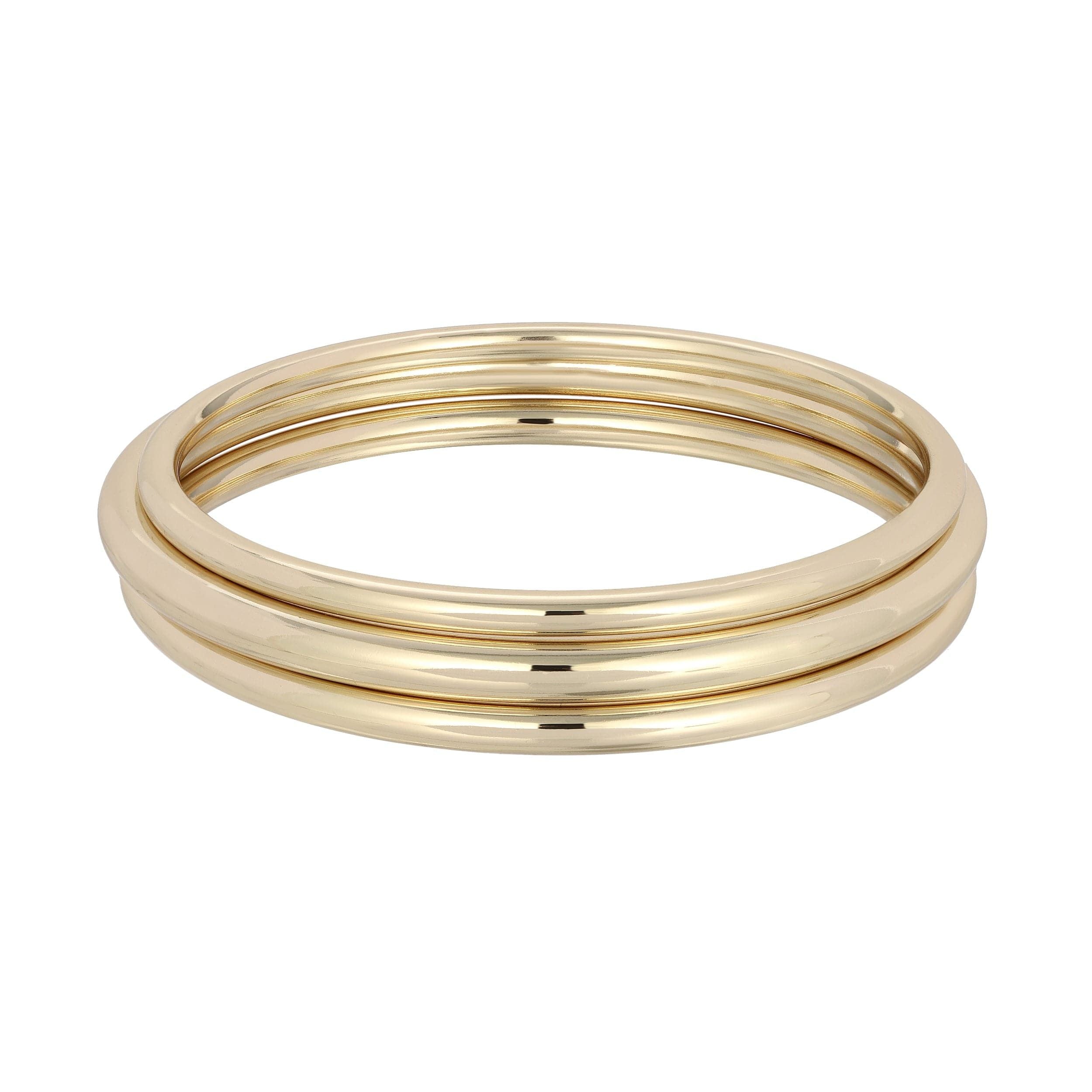 Classic Bangle Set featuring an elegant set of gold bangles for timeless style