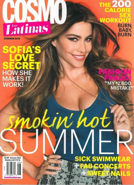 Cosmopolitan magazine cover showcasing Eklexic featured in Latinas June 2015 issue