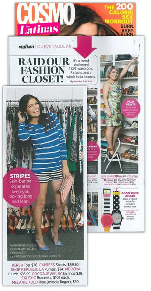 Cosmopolitan magazine spread featuring Eklexic in Latinas June 2015 issue.