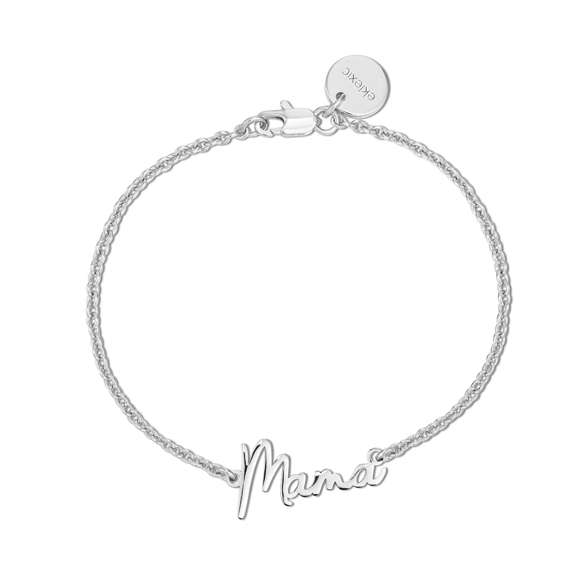 Dainty Script Mama Bracelet