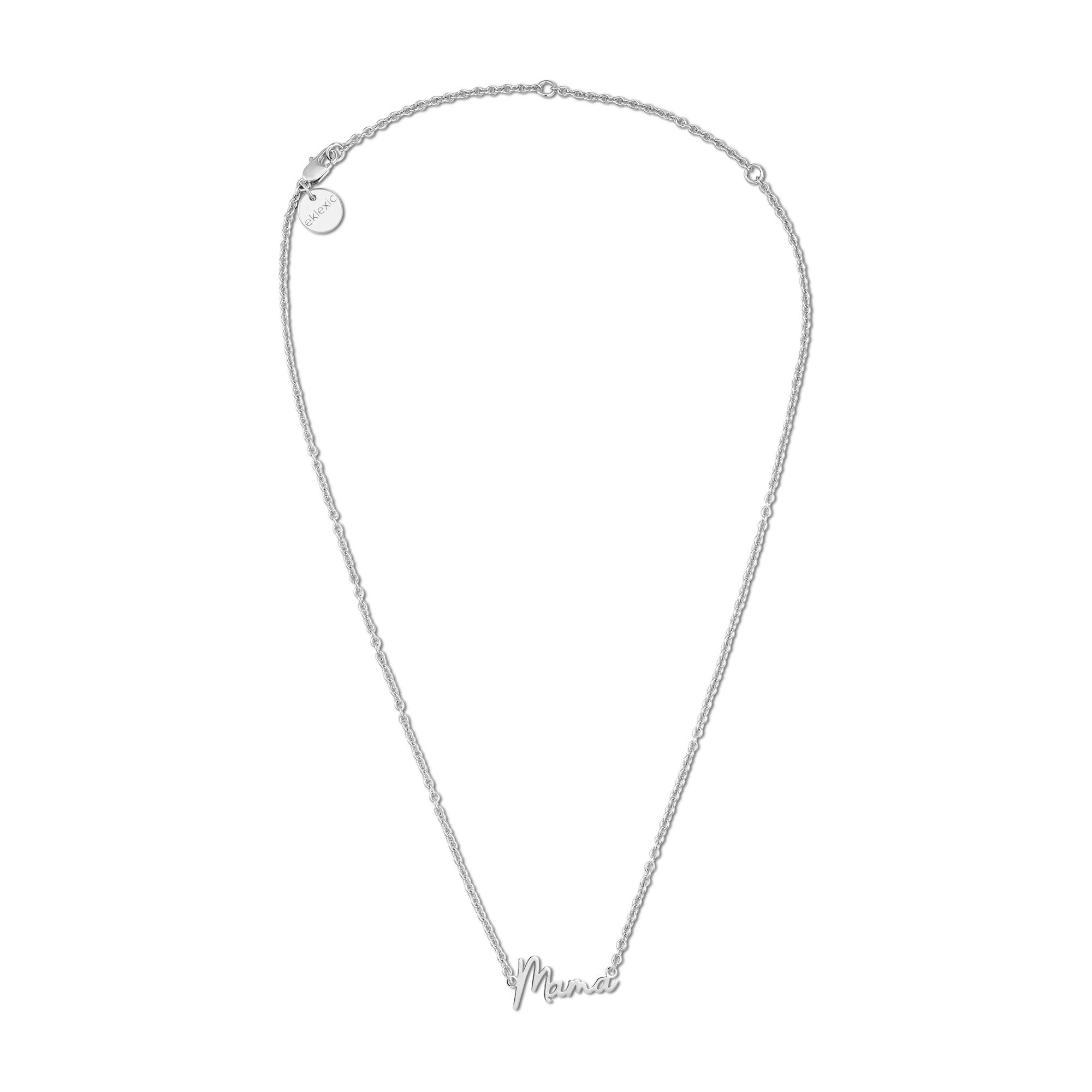 Dainty Script Mama Necklace