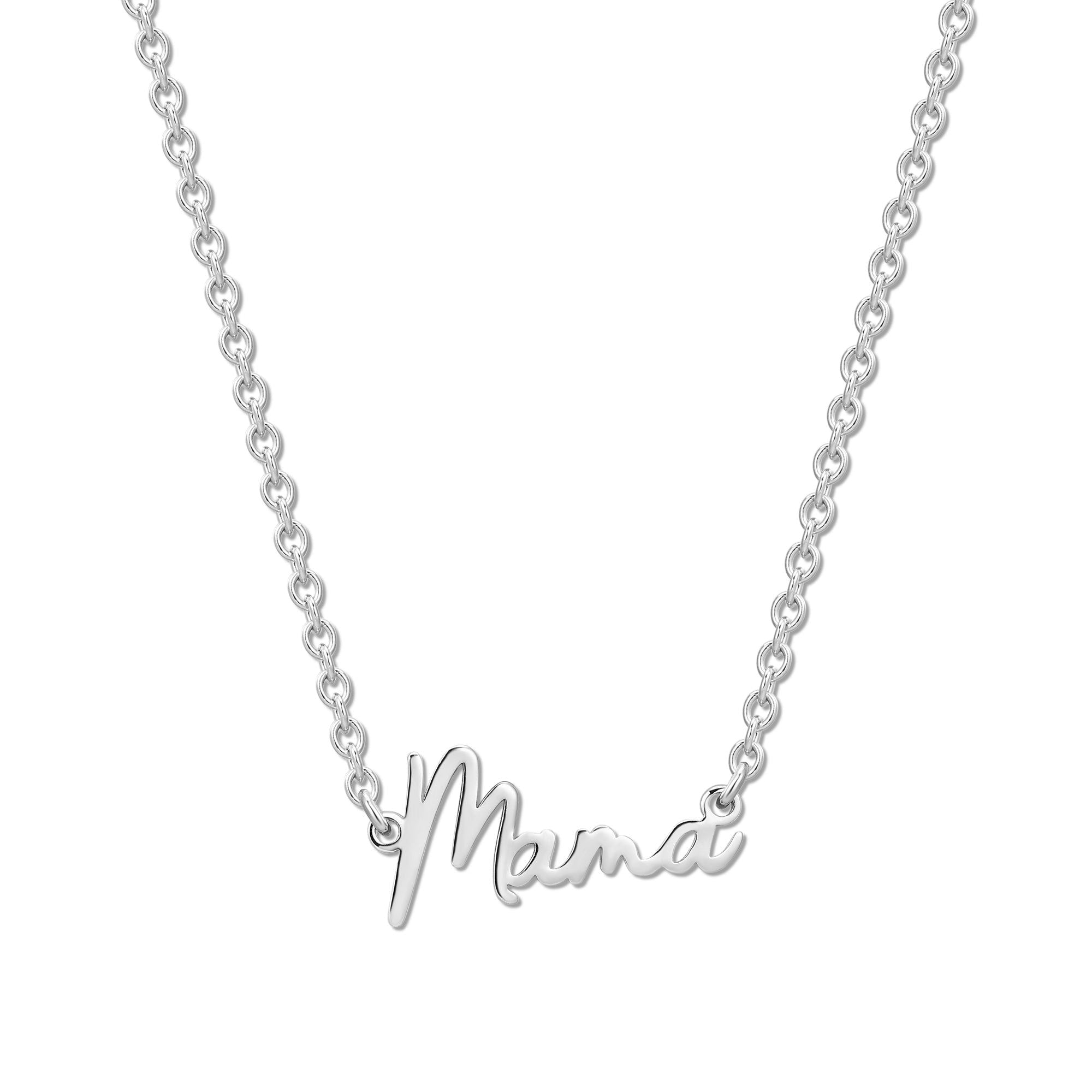 Dainty Script Mama Necklace