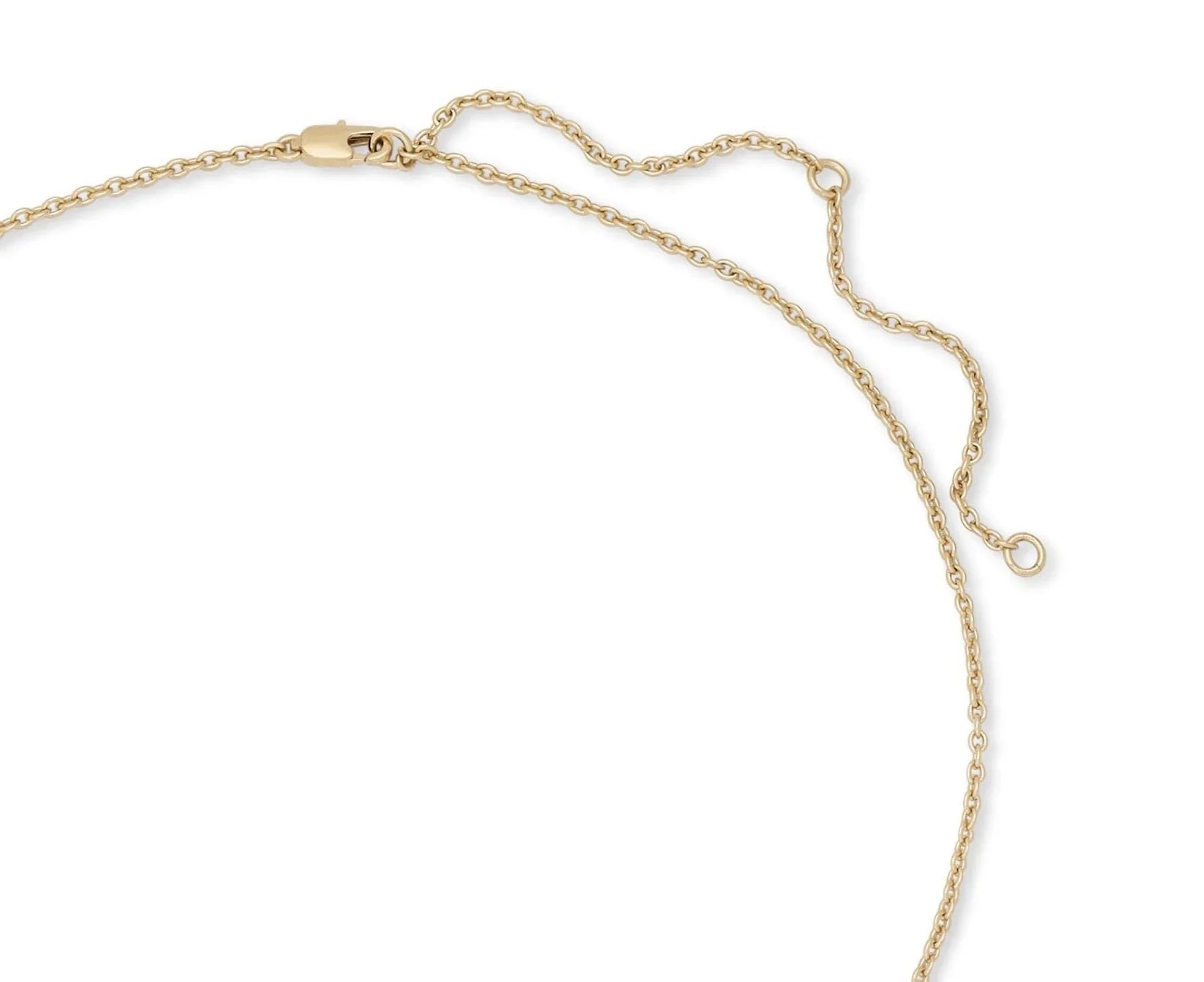 Diamond Dagger Necklace - 14K Solid Gold & Diamond