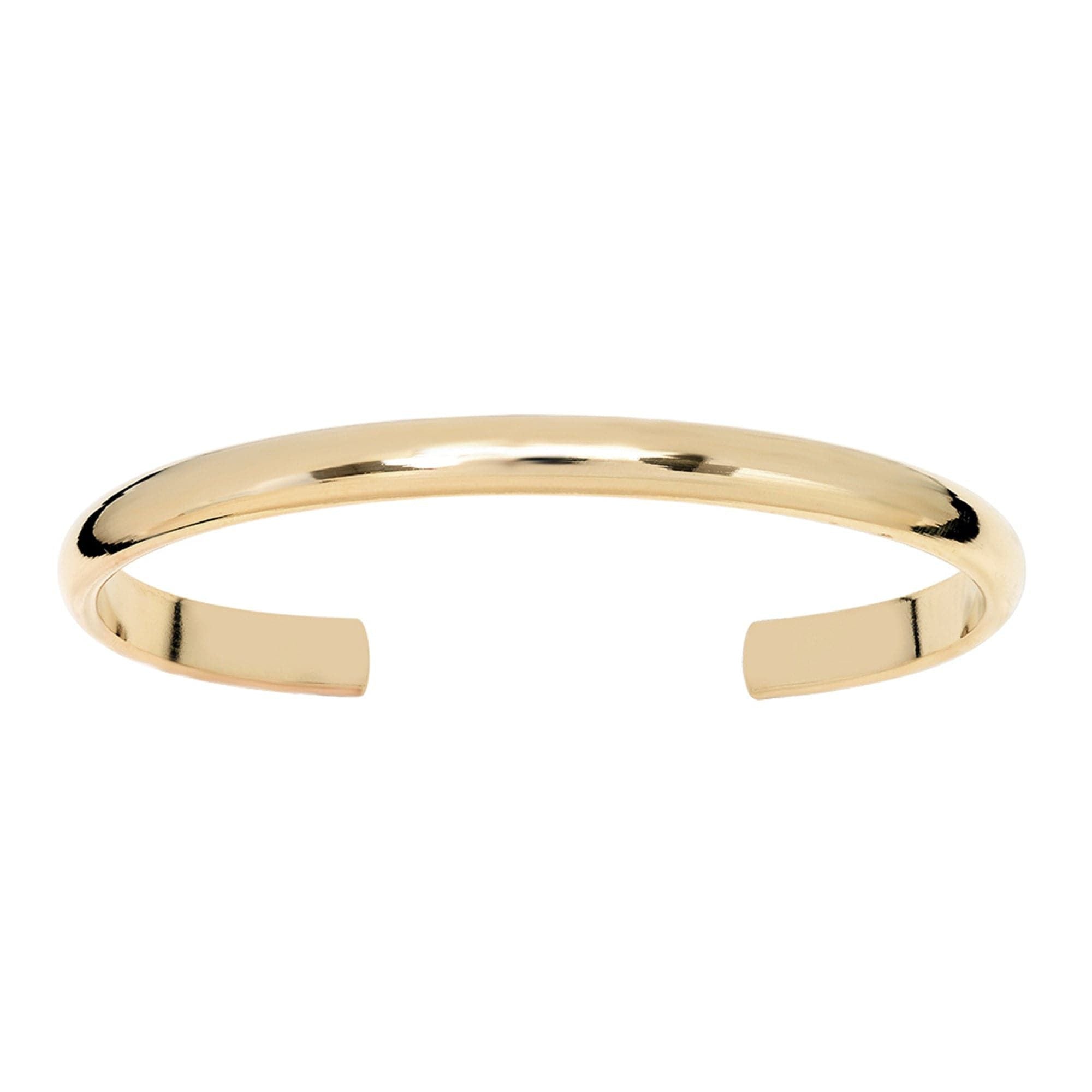 Gold Domed Cuff made of inch domed recycled brass, perfect for elegant accessories