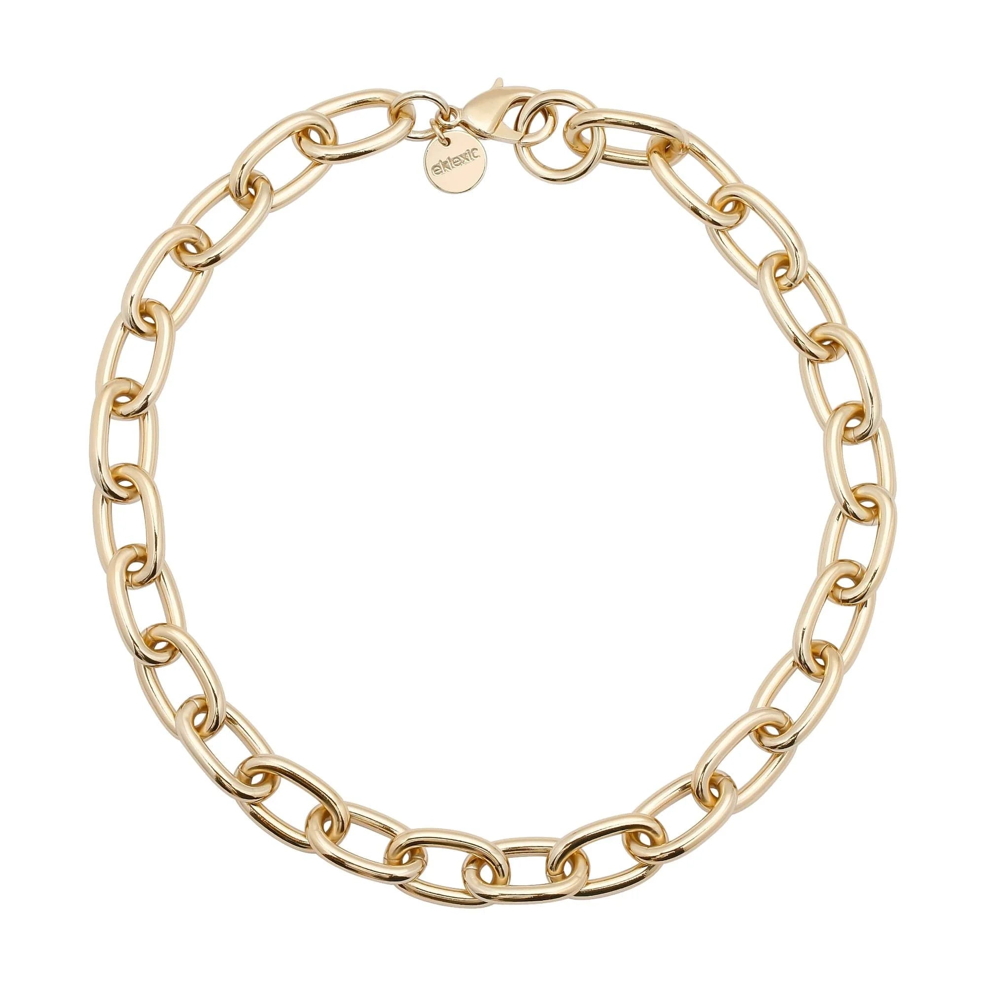 Gold-toned Chain Link Necklace Alana Necklace Jewelry accessory stylish and trendy